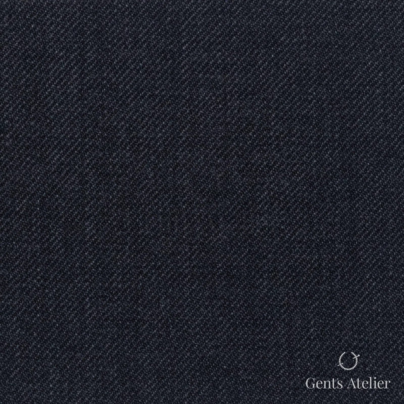 Костюмная ткань Marzoni 628 - 709 / 1200 — Антрацит, однотонная, 92% шерсть, 8% кашемир