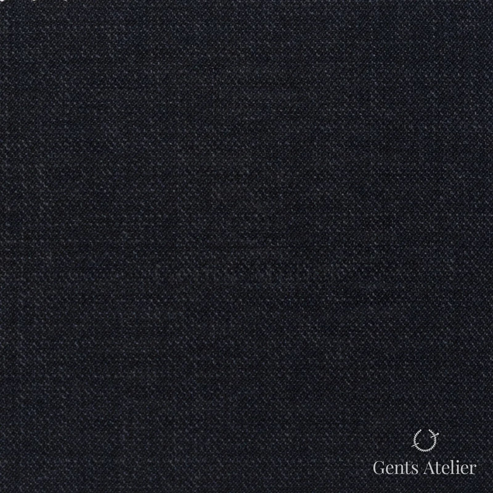 Костюмная ткань Marzoni 725 - 435 / 1400 — Антрацит, однотонная, 100% шерсть