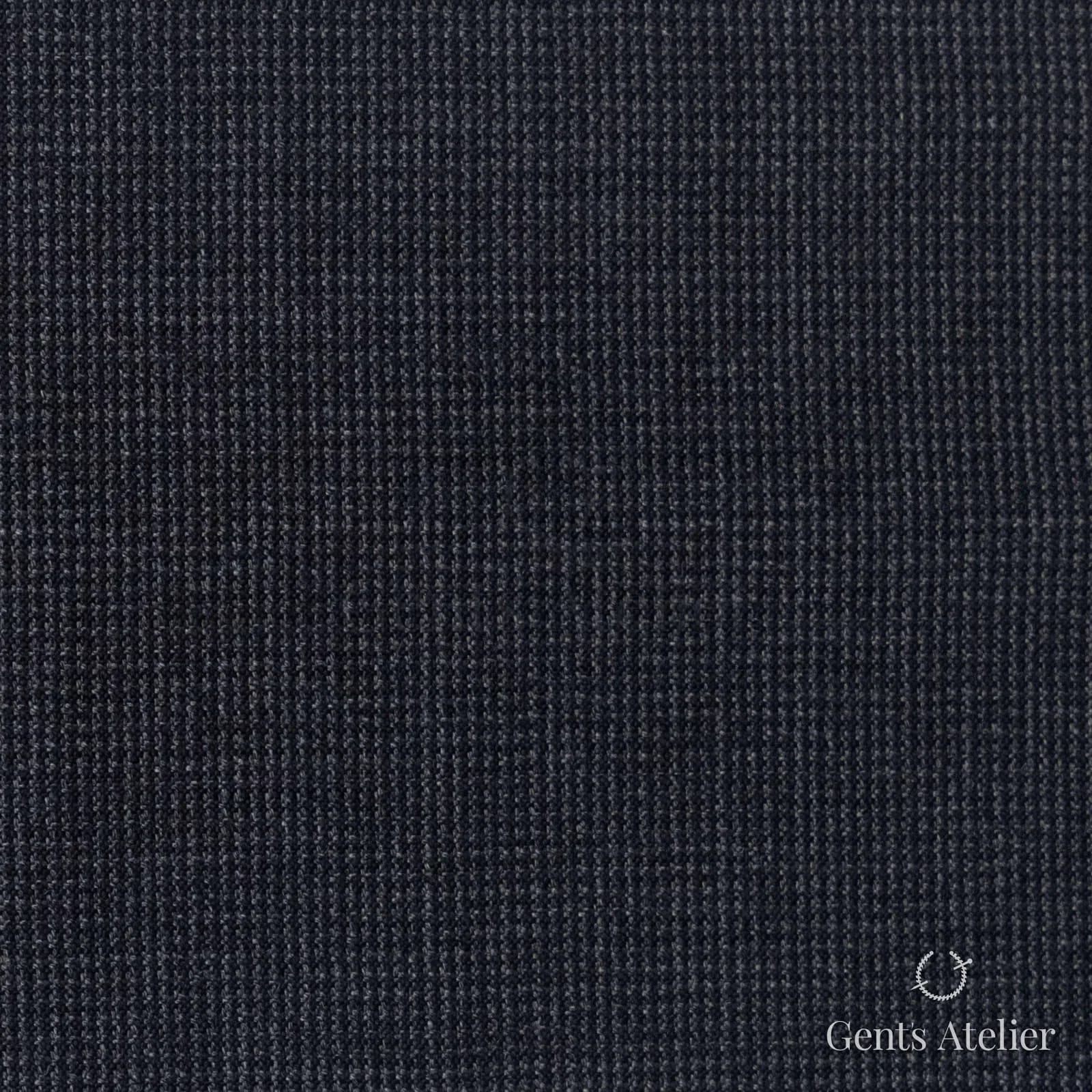 Костюмная ткань Marzoni 725 - 441 / 1400 — Антрацит, полоса, 100% шерсть