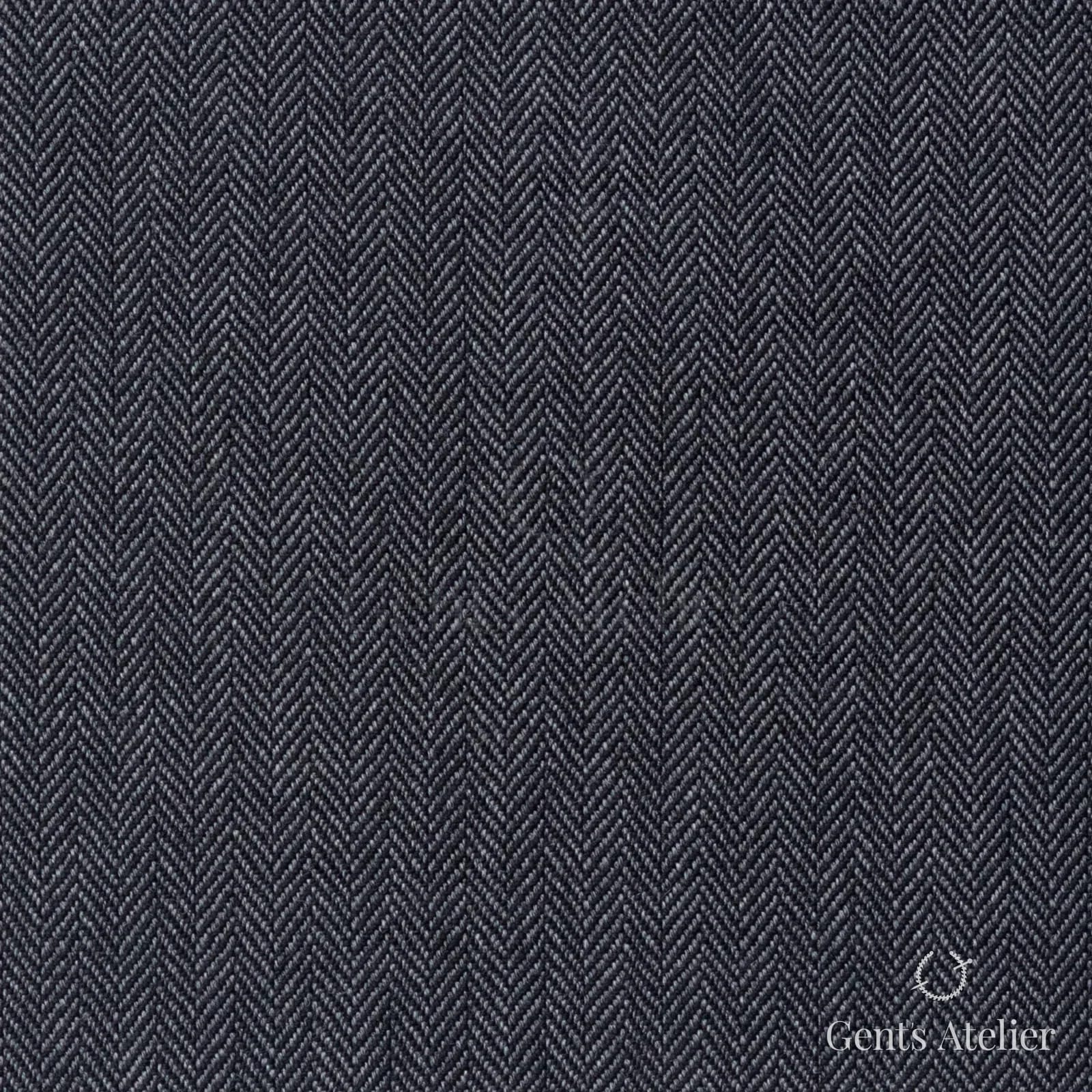Костюмная ткань Marzoni 725 - 465 / 1400 — Серый, ёлочка, 100% шерсть