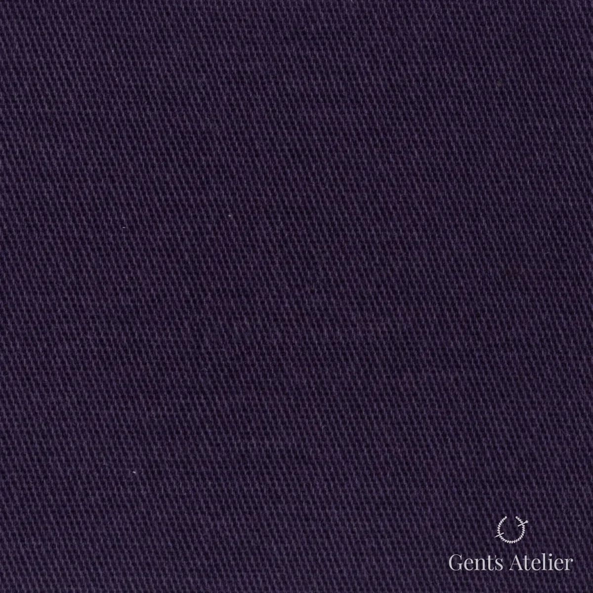 Костюмная ткань Marzoni 605 - 364 / 500 — Тёмно-фиолетовый, однотонная, 98% Cotton, 2% Lycra