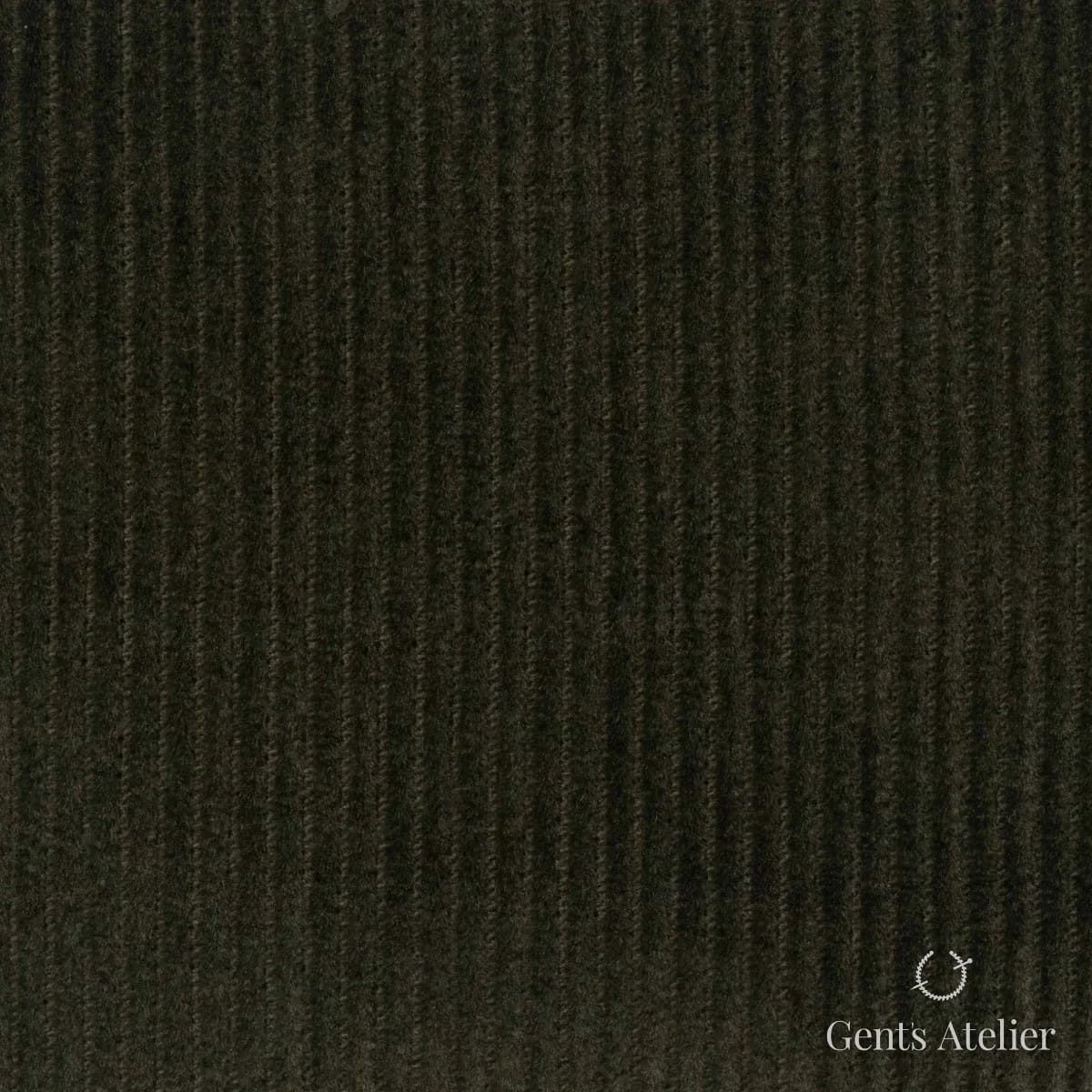 Костюмная ткань Marzoni 605 - 486 / 500 — Оливковый, однотонная, 100% Cotton