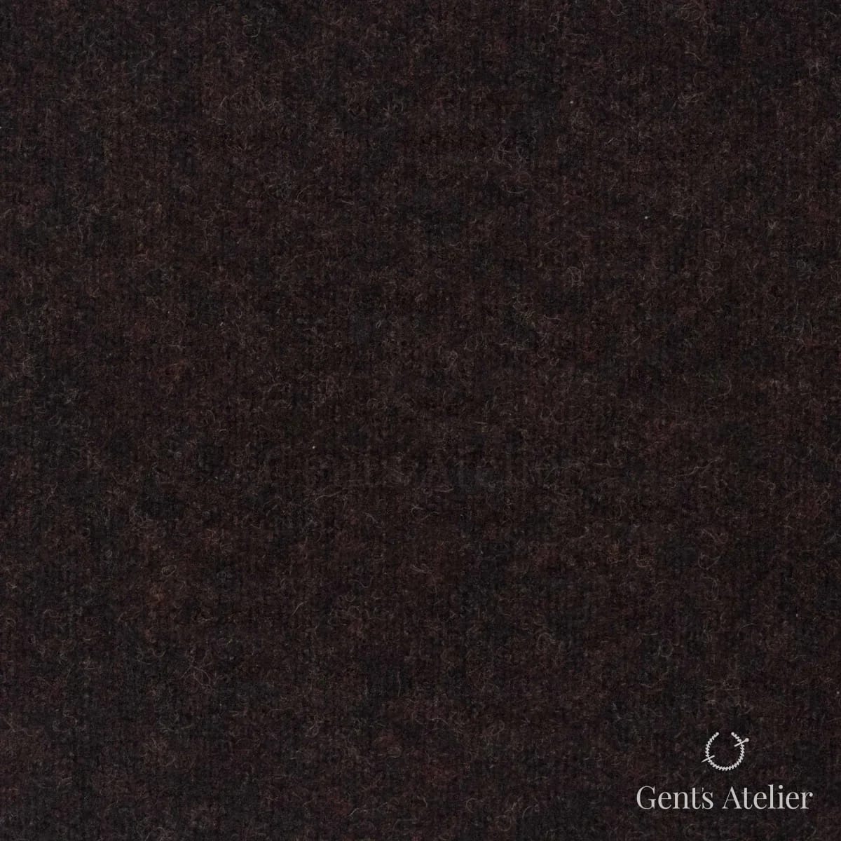 Костюмная ткань Marzoni 620 - 832 / 900 — Тёмно-коричневый, однотонная, 100% шерсть
