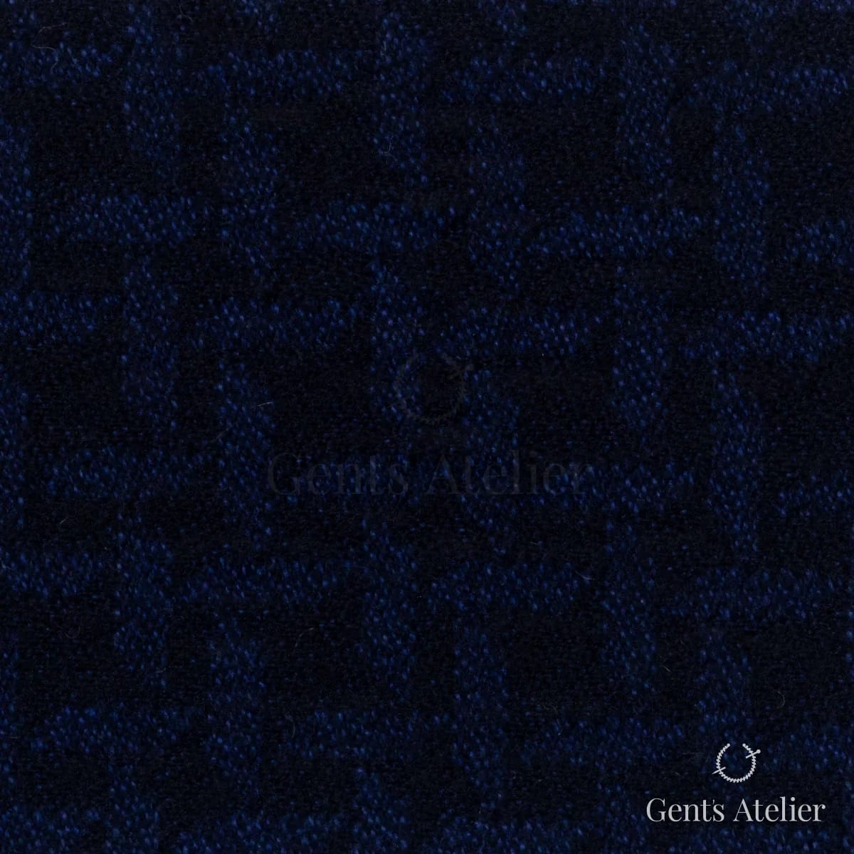 Костюмная ткань Marzoni 641 - 074 / 900 — Синий, виндоупейн, 55% Cotton, 45% шерсть