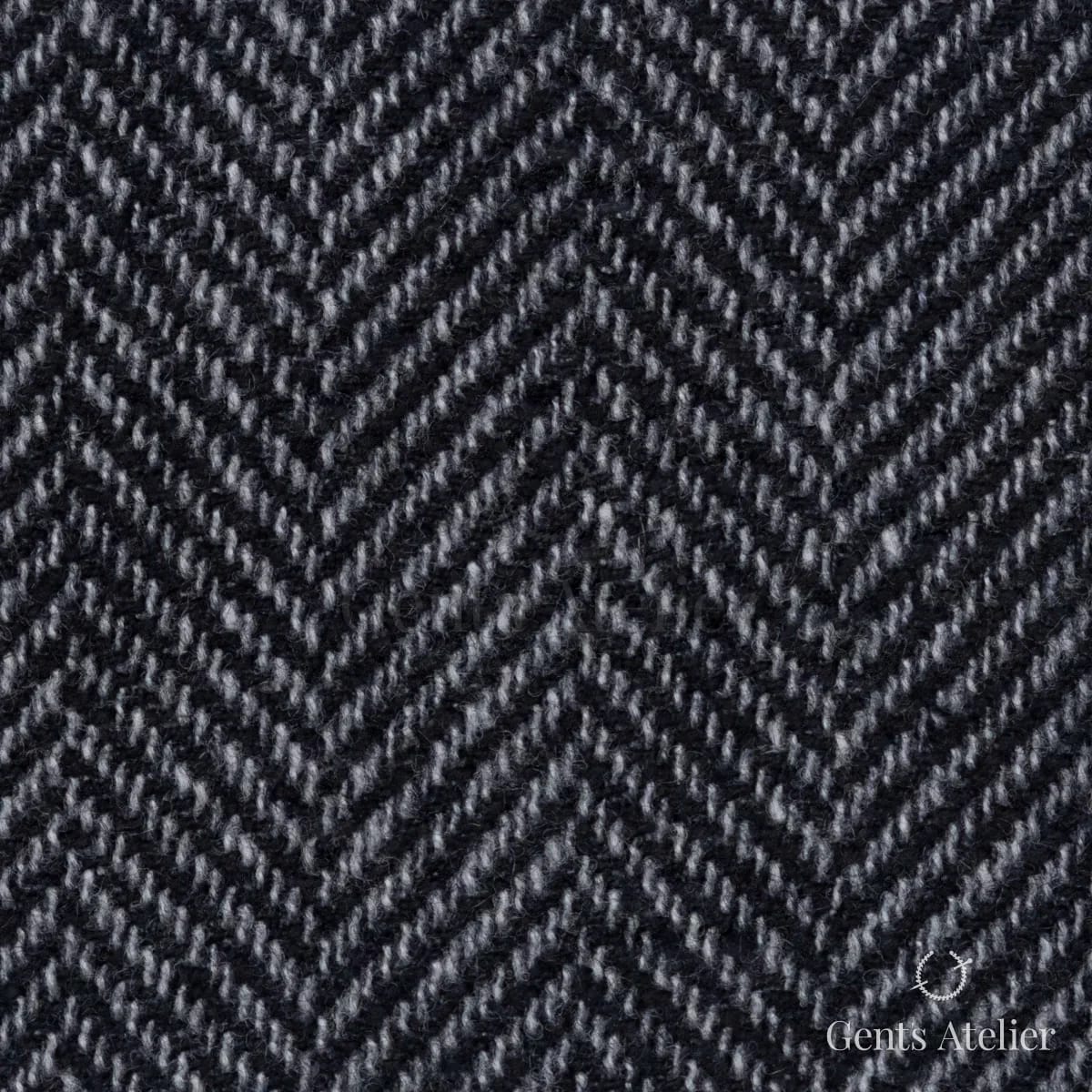 Костюмная ткань Marzoni 651 - 040 / 1500 — Серый, ёлочка, 95% шерсть, 5% Cashmere
