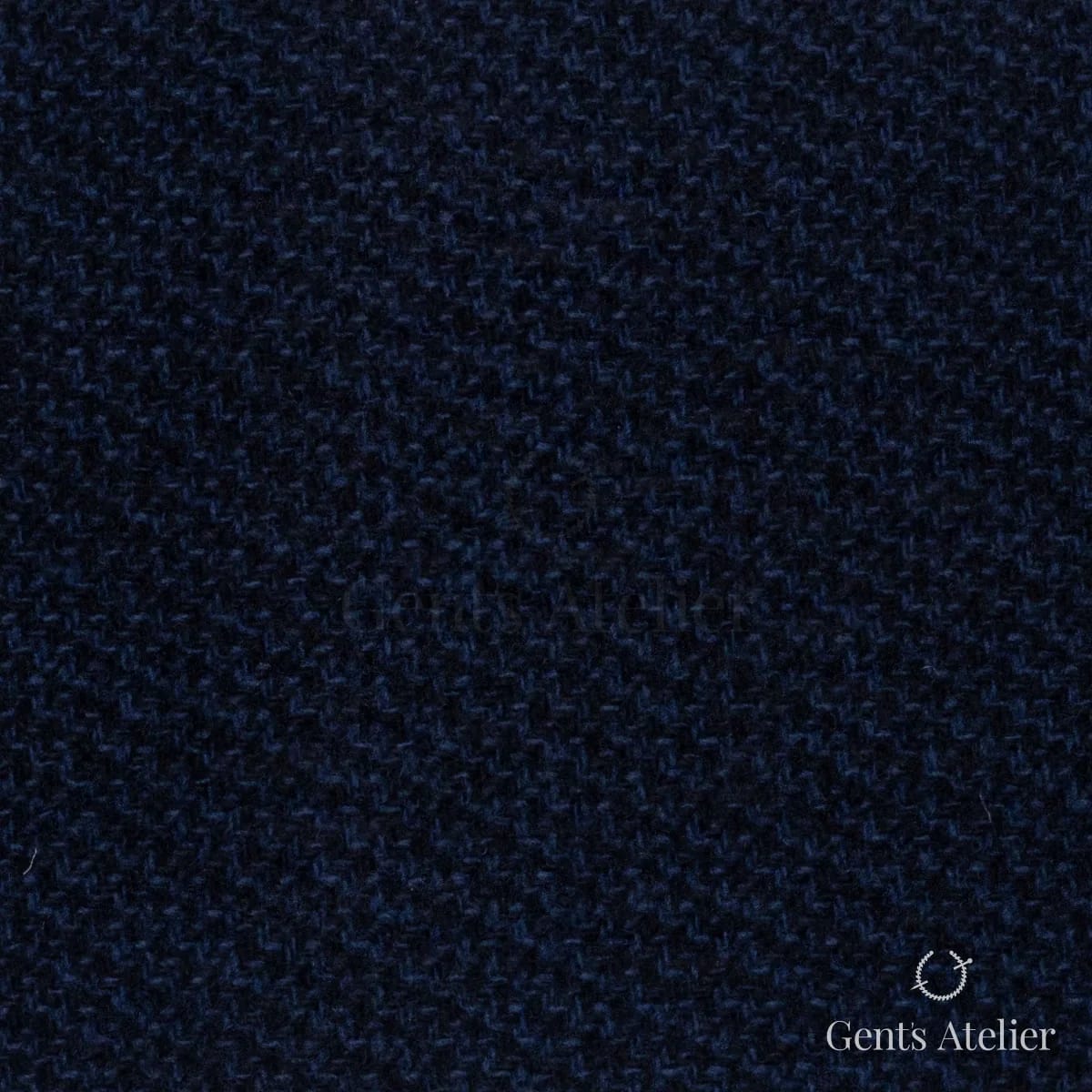 Костюмная ткань Marzoni 651 - 598 / 1500 — Тёмно-синий, меланж, 90% шерсть, 10% Cashmere