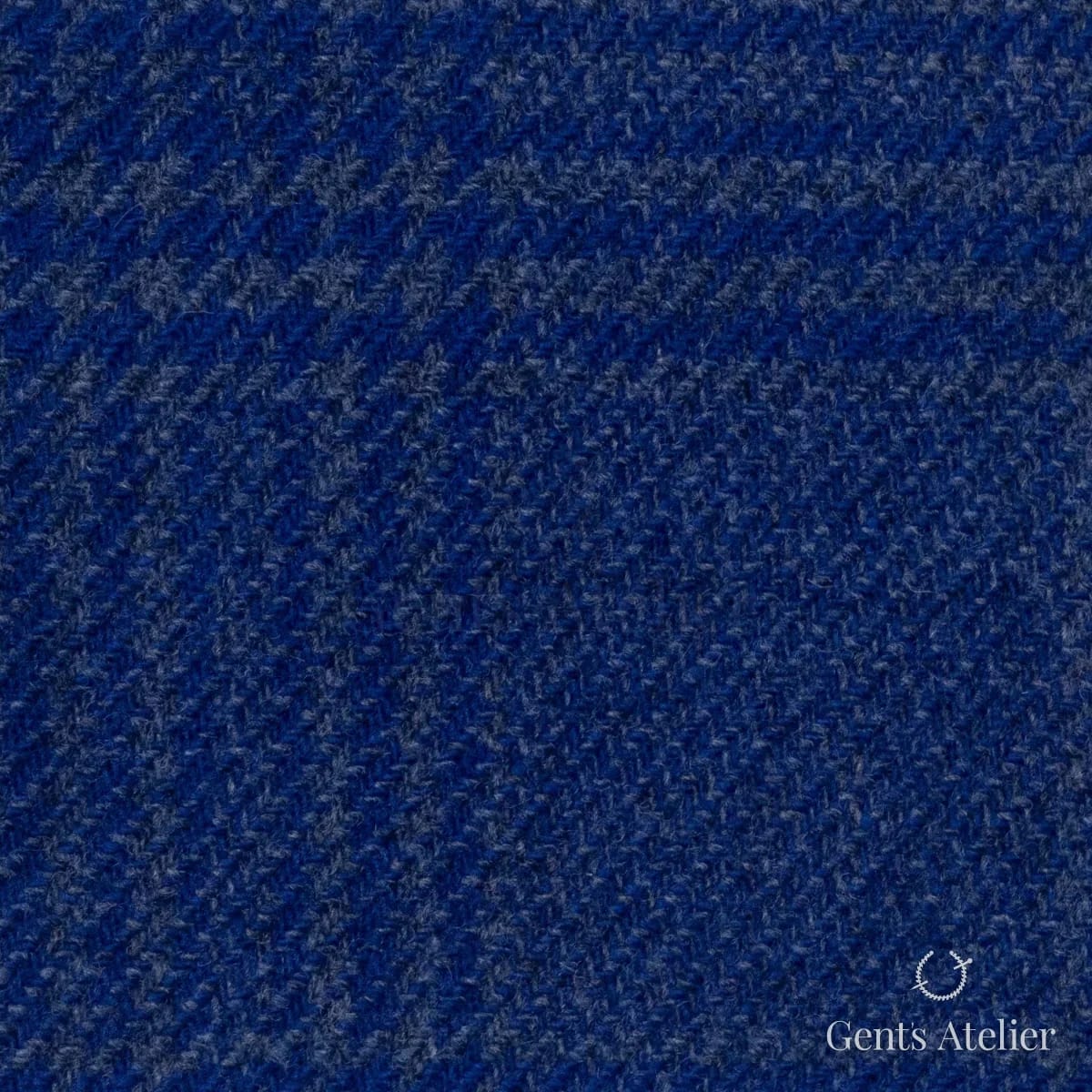 Костюмная ткань Marzoni 651 - 685 / 1500 — Синий / Синий, гусиная лапка, 90% шерсть, 10% Cashmere
