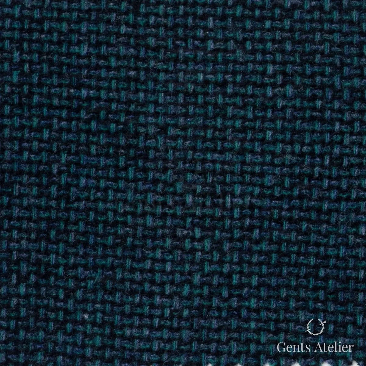Костюмная ткань Marzoni 651 - 690 / 1500 — Зелёный, меланж, 90% шерсть, 10% Cashmere