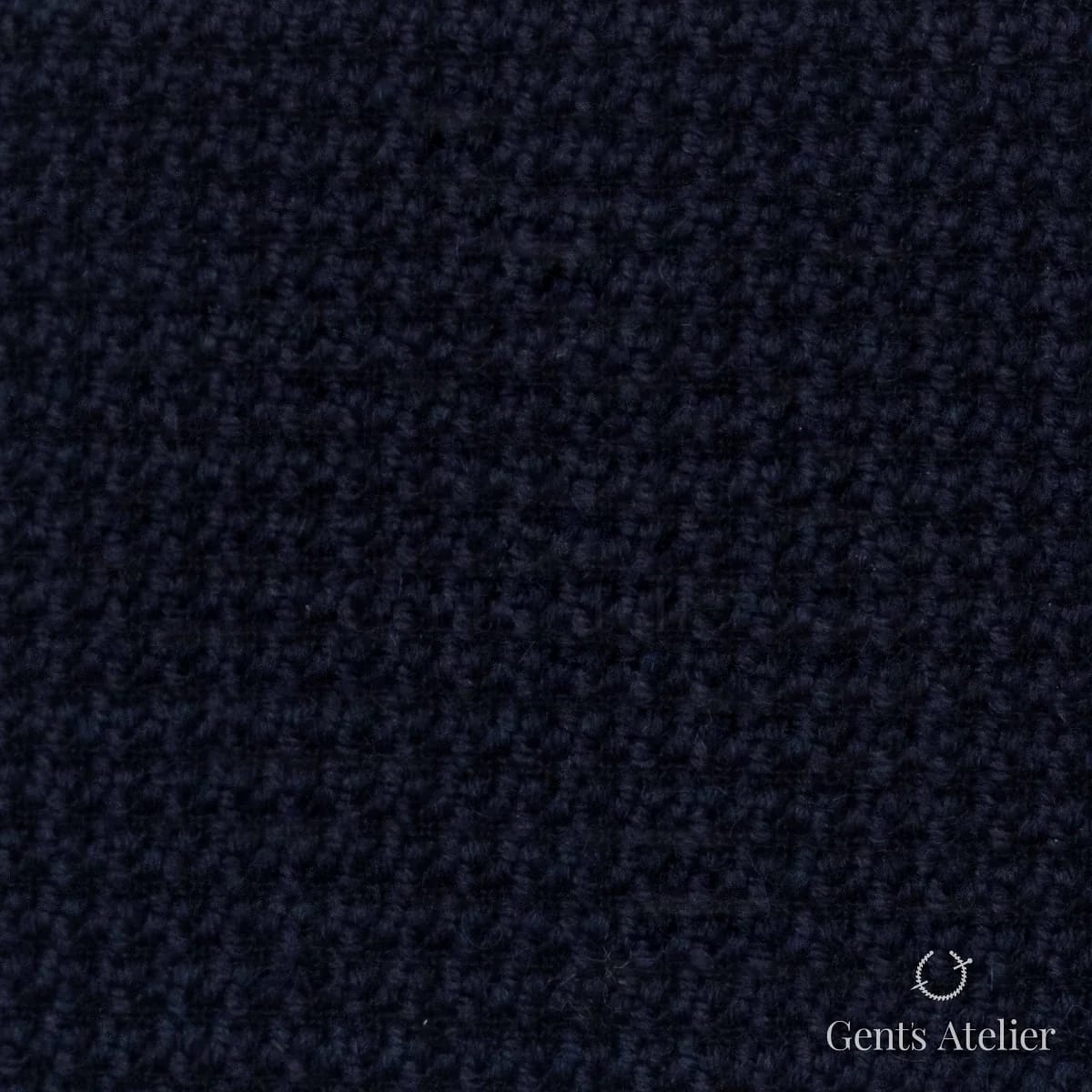 Костюмная ткань Marzoni 665 - 110 / 1200 — Тёмно-синий, однотонная, 99% шерсть, 1% Elastane