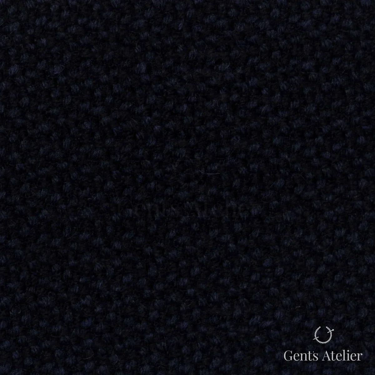 Костюмная ткань Marzoni 665 - 112 / 900 — Тёмно-синий, однотонная, 99% шерсть, 1% Elastane