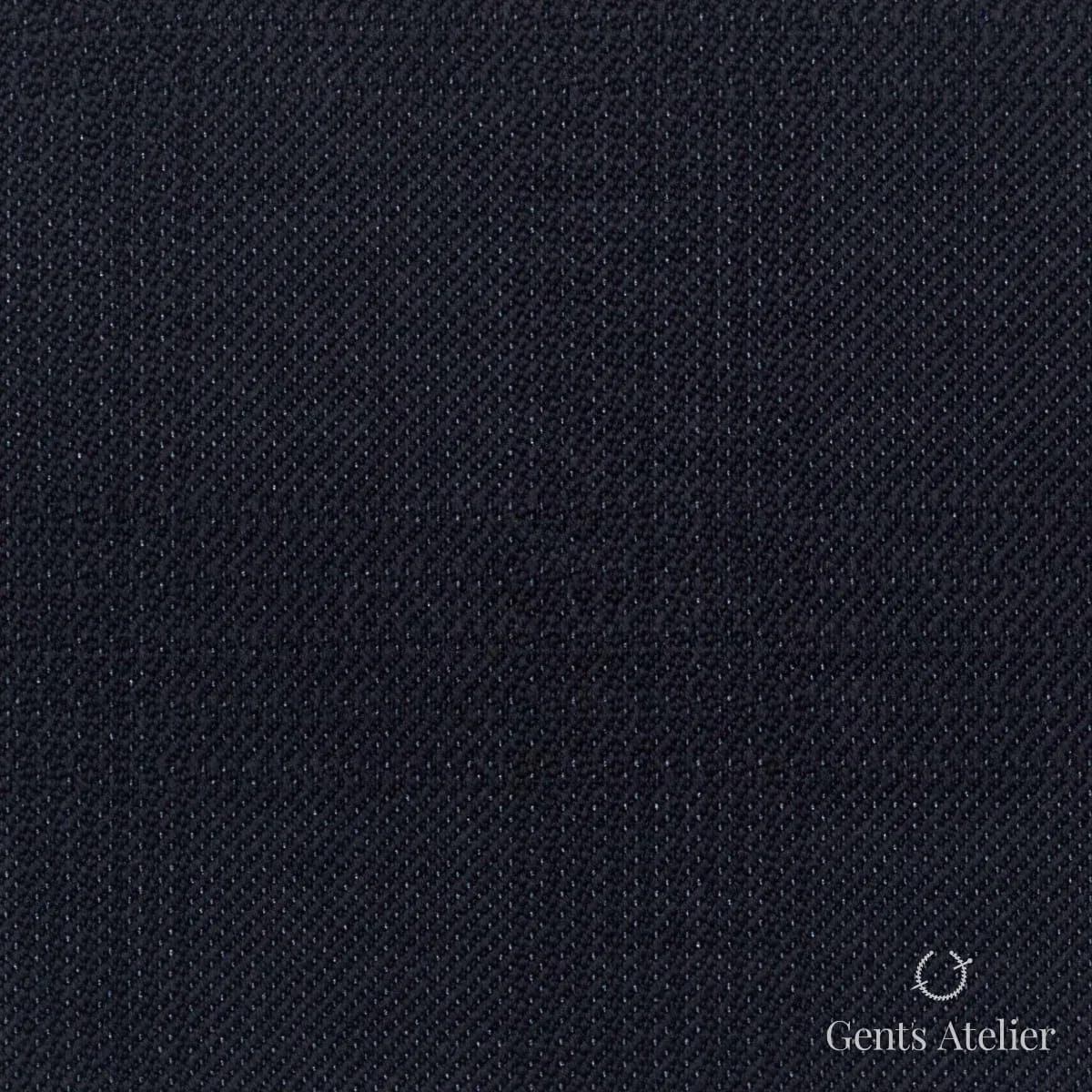 Костюмная ткань Marzoni 601 - 157 / 1100 — Тёмно-синий, однотонная, 82% шерсть, 18% Silk