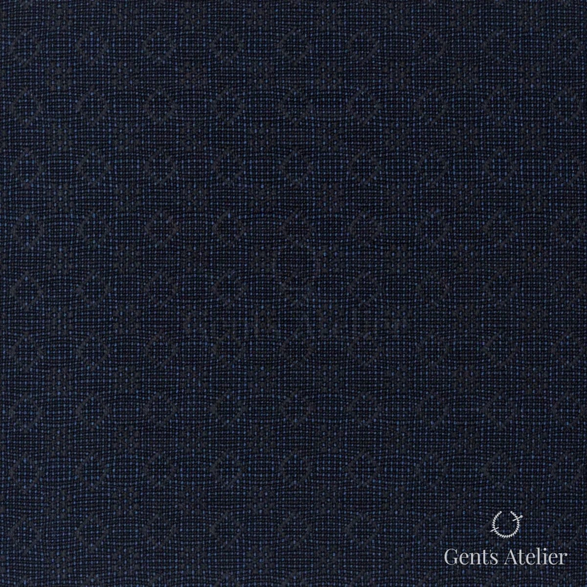 Костюмная ткань Marzoni 606 - 994 / 900 — Синий, виндоупейн, 100% шерсть