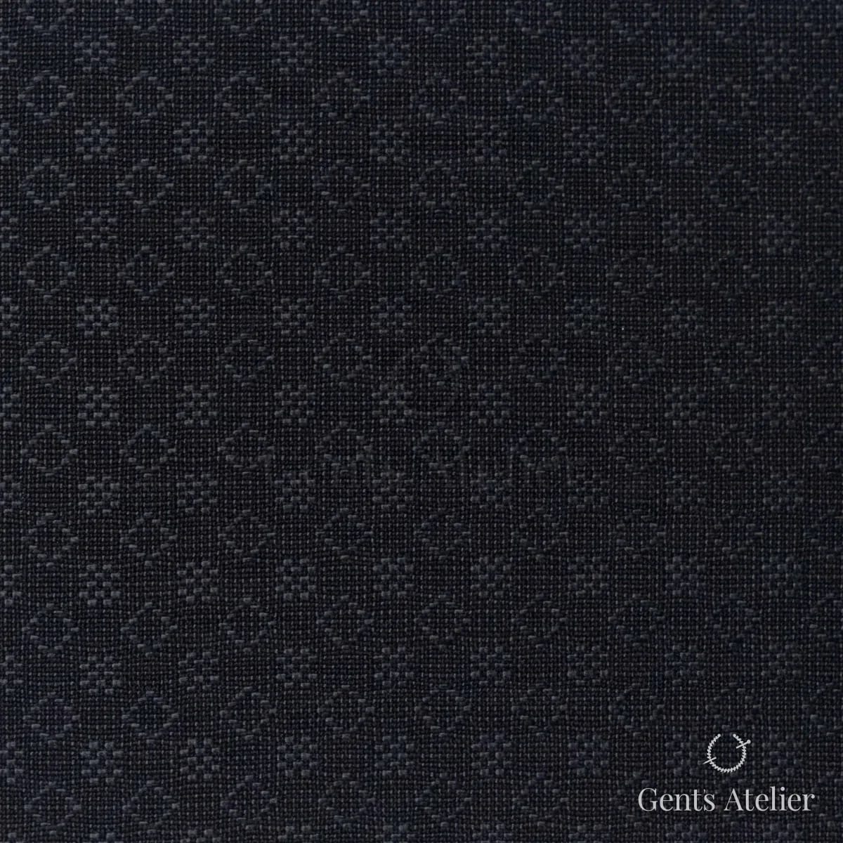 Костюмная ткань Marzoni 606 - 998 / 900 — Чёрный, виндоупейн, 100% шерсть