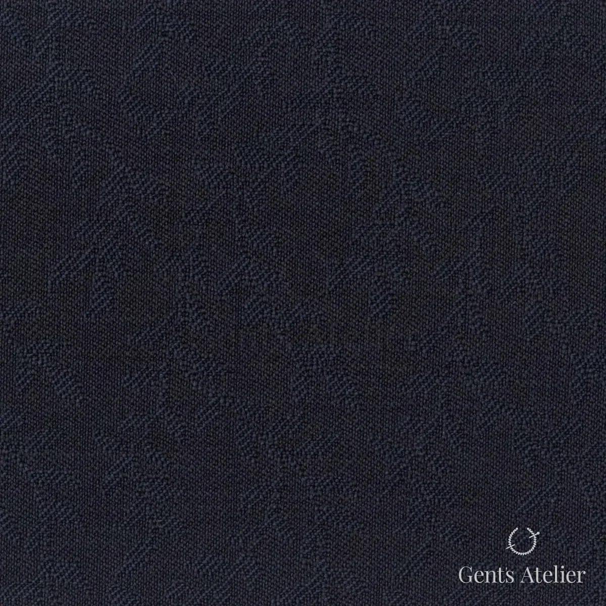 Костюмная ткань Marzoni 609 - 458 / 900 — Тёмно-синий, однотонная, 100% шерсть