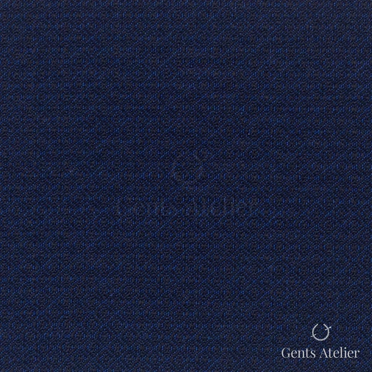 Костюмная ткань Marzoni 609 - 563 / 900 — Тёмно-синий, жаккард, 100% шерсть