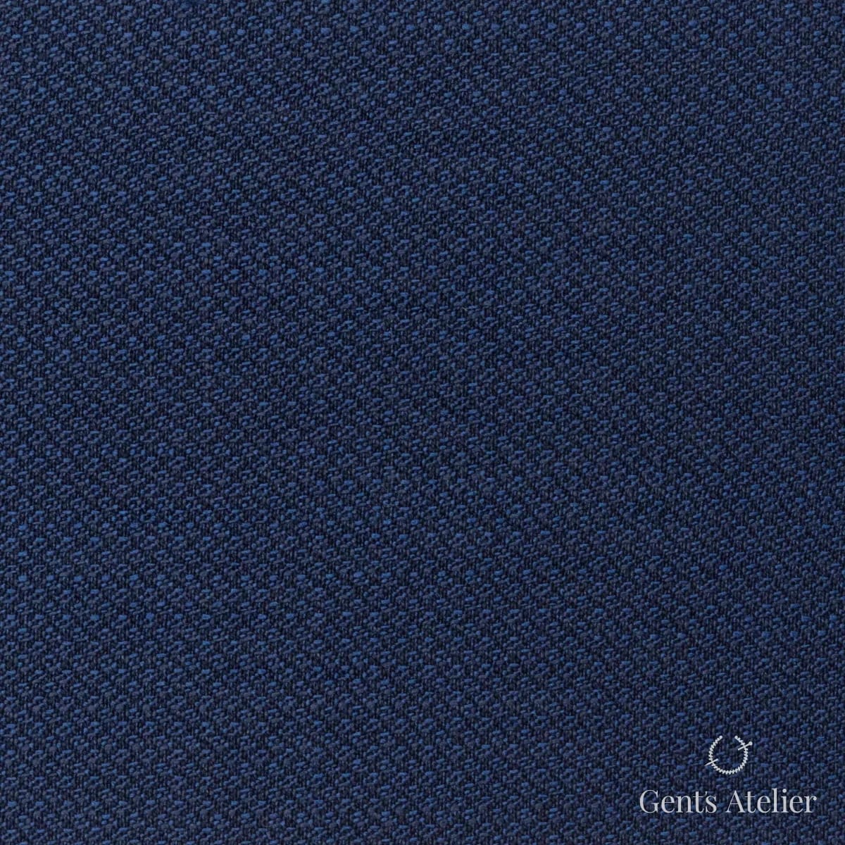 Костюмная ткань Marzoni 609 - 664 / 900 — Синий, однотонная, 100% шерсть