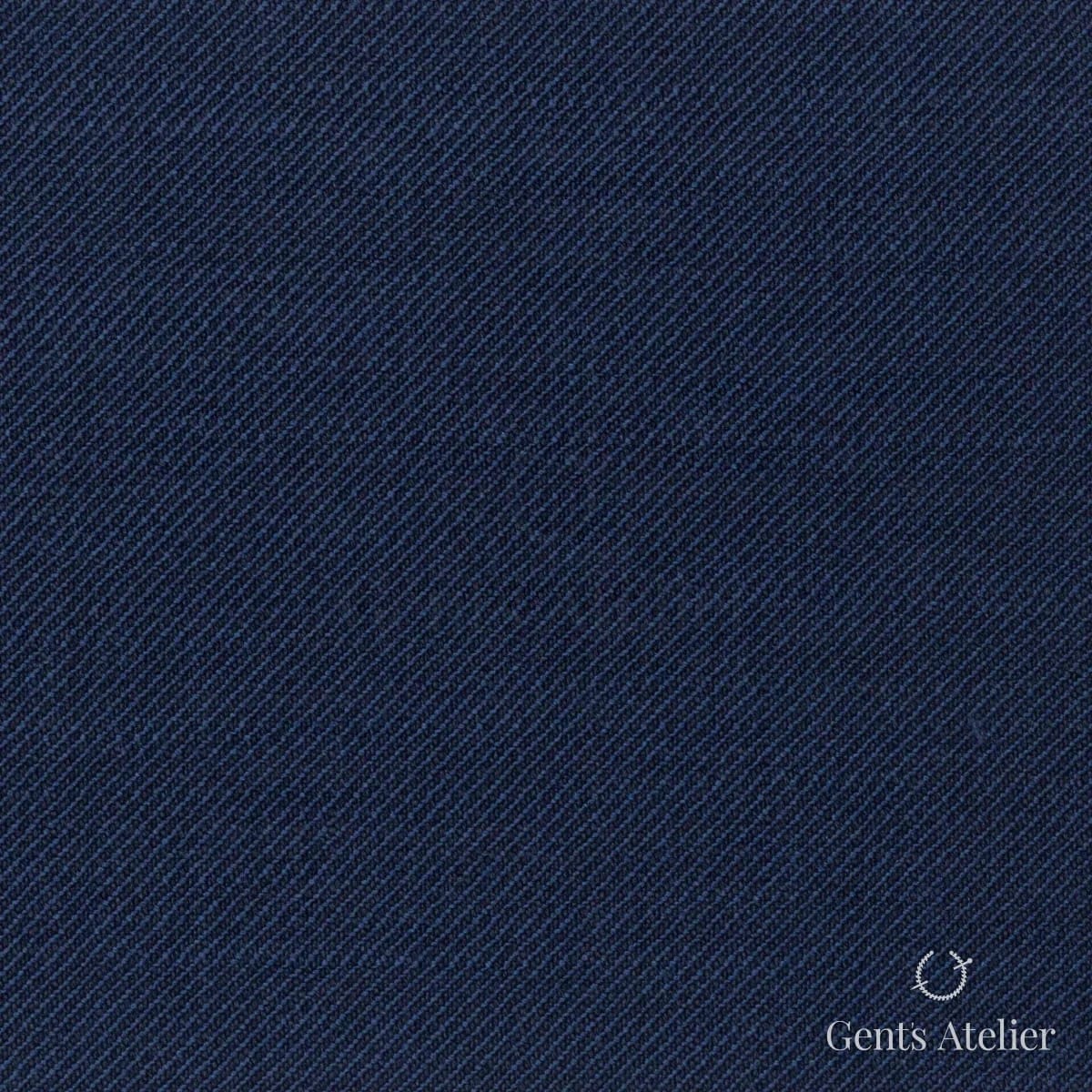 Костюмная ткань Marzoni 609 - 717 / 900 — Полуночно-синий, однотонная, 100% шерсть