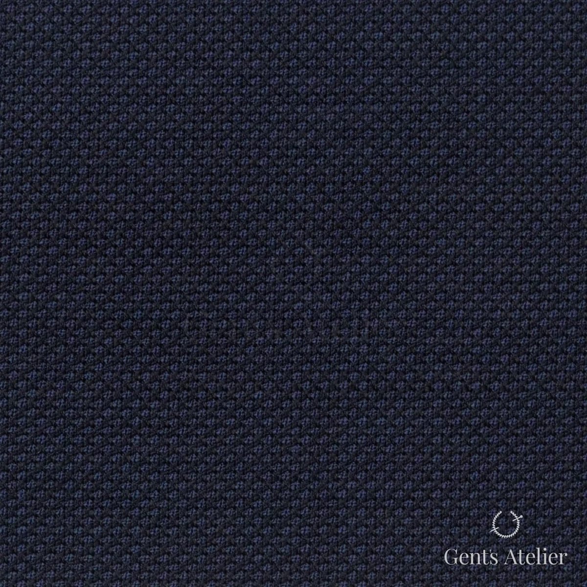 Костюмная ткань Marzoni 609 - 751 / 1000 — Тёмно-синий, меланж, 100% шерсть