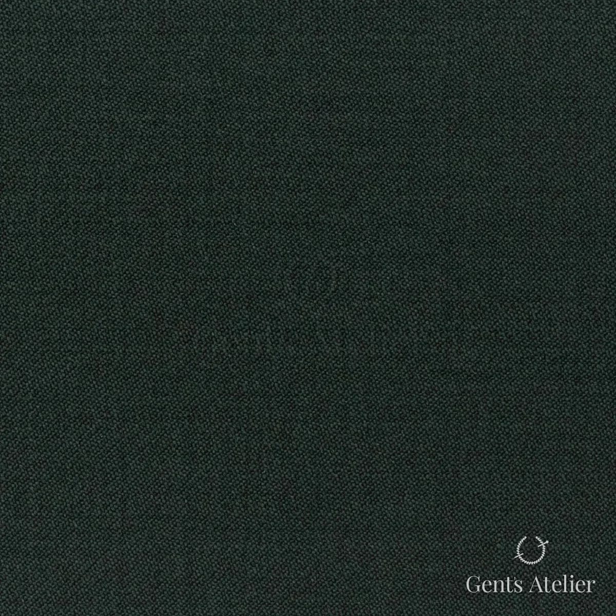 Костюмная ткань Marzoni 620 - 789 / 700 — Тёмно-зелёный, однотонная, 100% шерсть