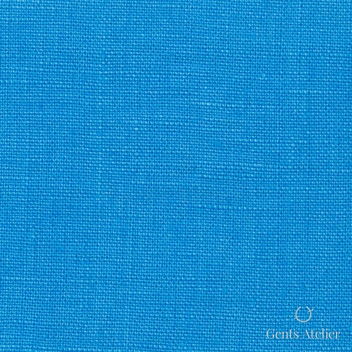 Костюмная ткань Marzoni 605 - 585 / 700 — Небесно-голубой, однотонная, 100% Linen