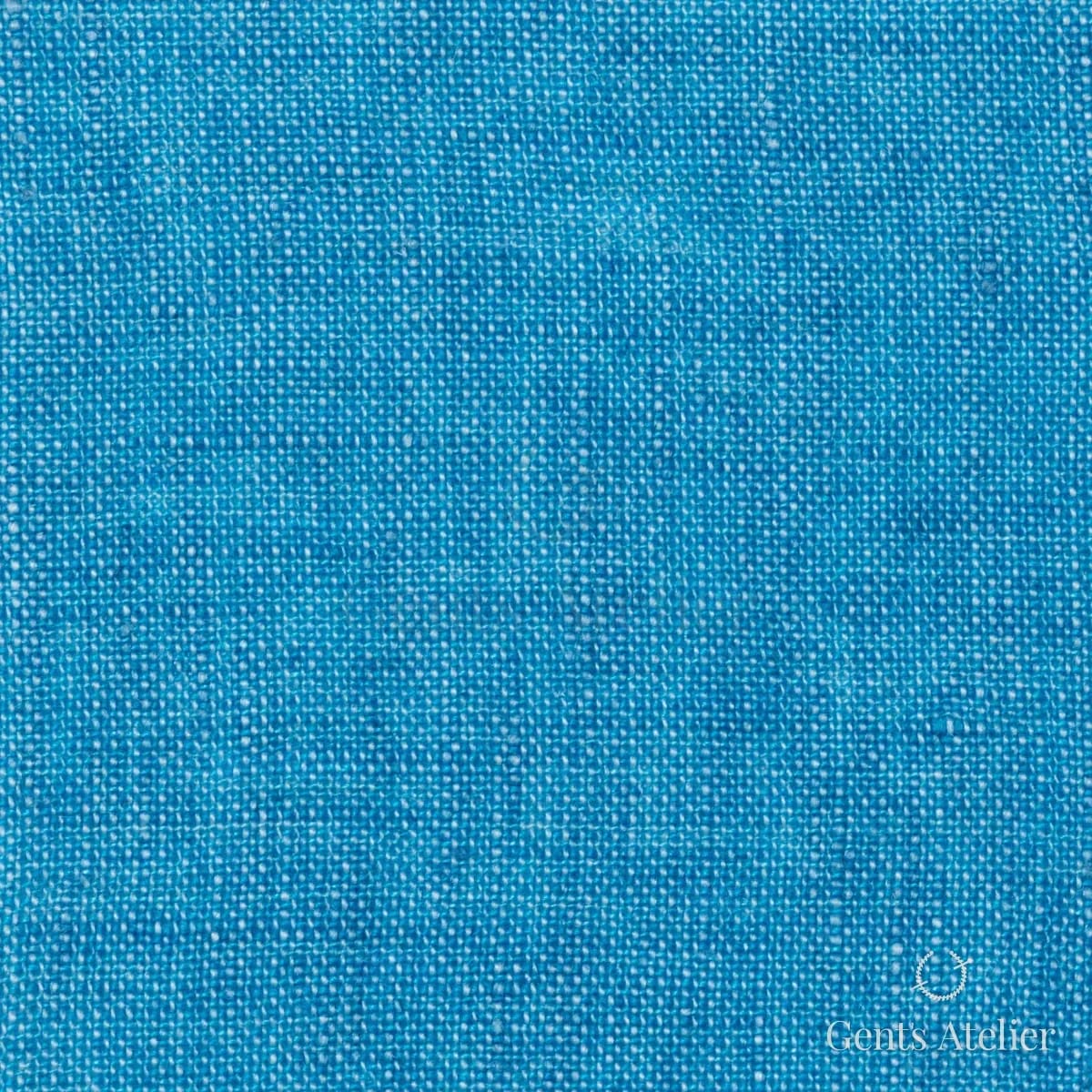 Костюмная ткань Marzoni 605 - 719 / 700 — Синий, однотонная, 100% Linen