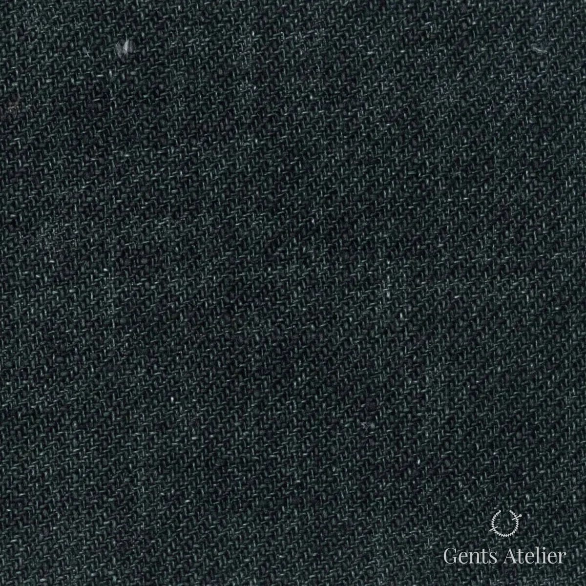 Костюмная ткань Marzoni 613 - 020 / 900 — Оливковый, однотонная, 100% Linen
