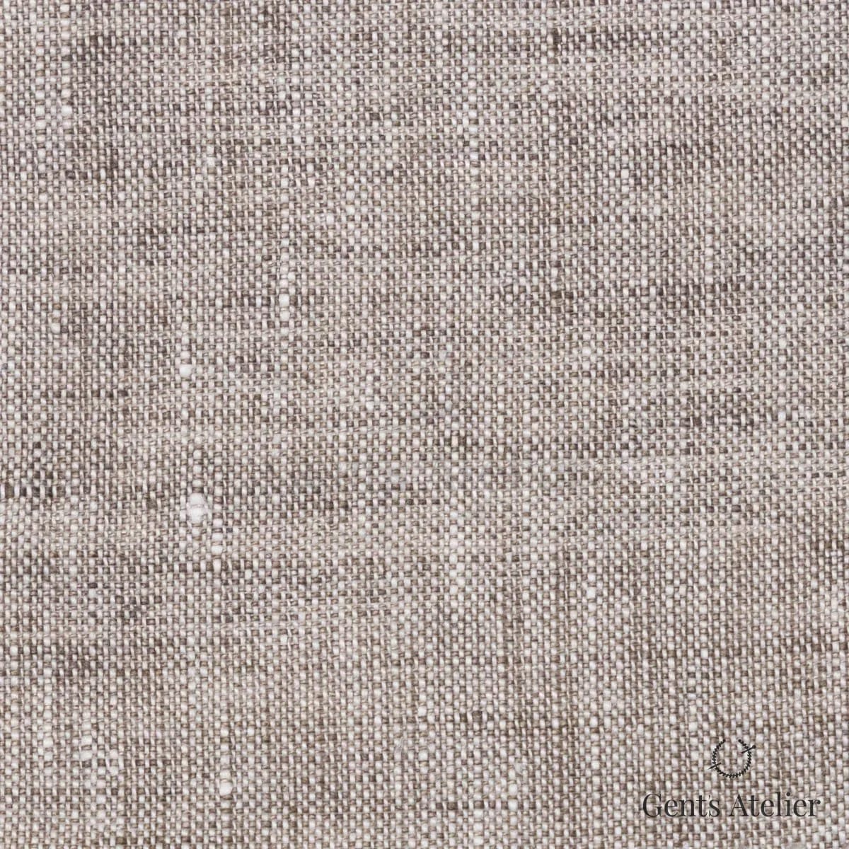 Костюмная ткань Marzoni 613 - 530 / 900 — Бежевый, однотонная, 100% Linen