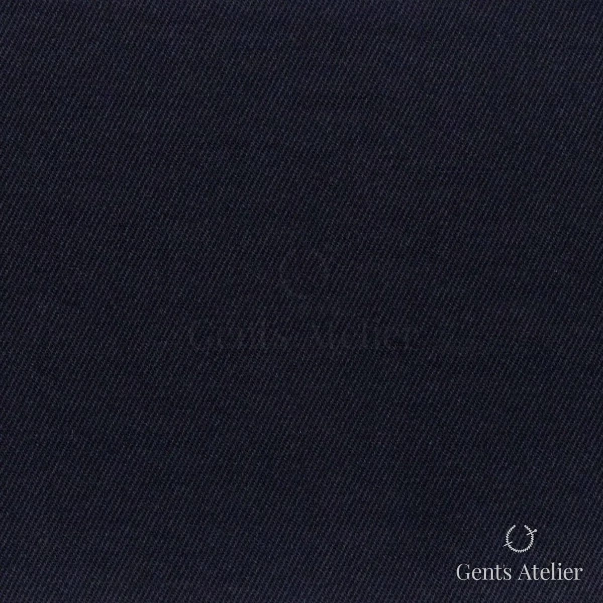 Костюмная ткань Marzoni 614 - 363 / 500 — Тёмно-синий, однотонная, 97% Supima Cotton, 3% Lycra