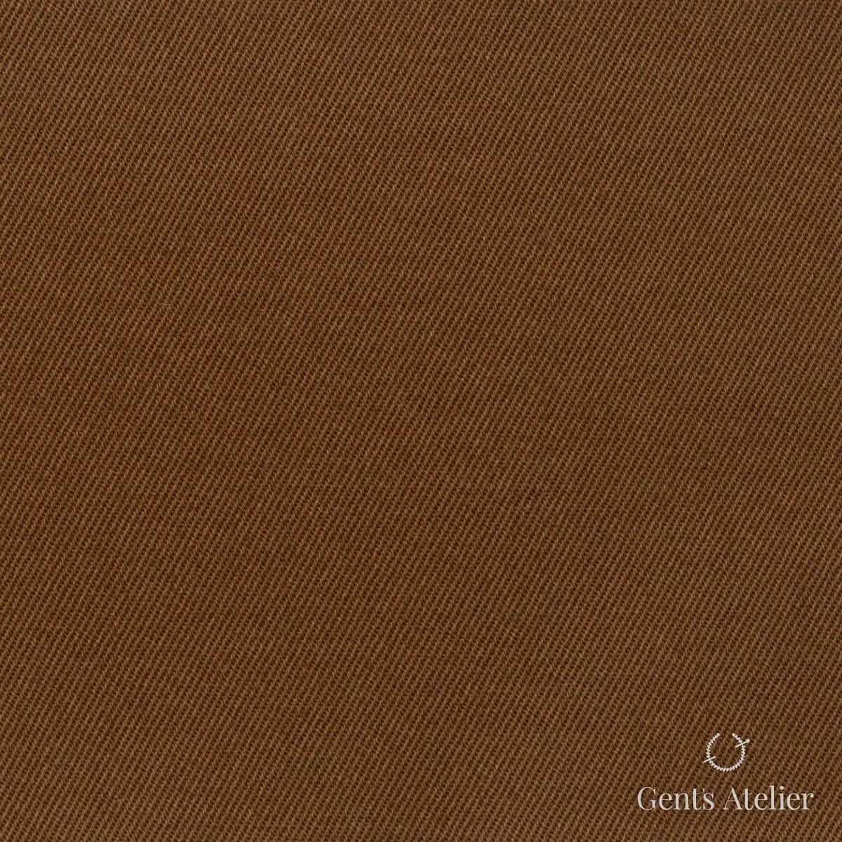 Костюмная ткань Marzoni 614 - 377 / 500 — Хаки, однотонная, 97% Supima Cotton, 3% Lycra