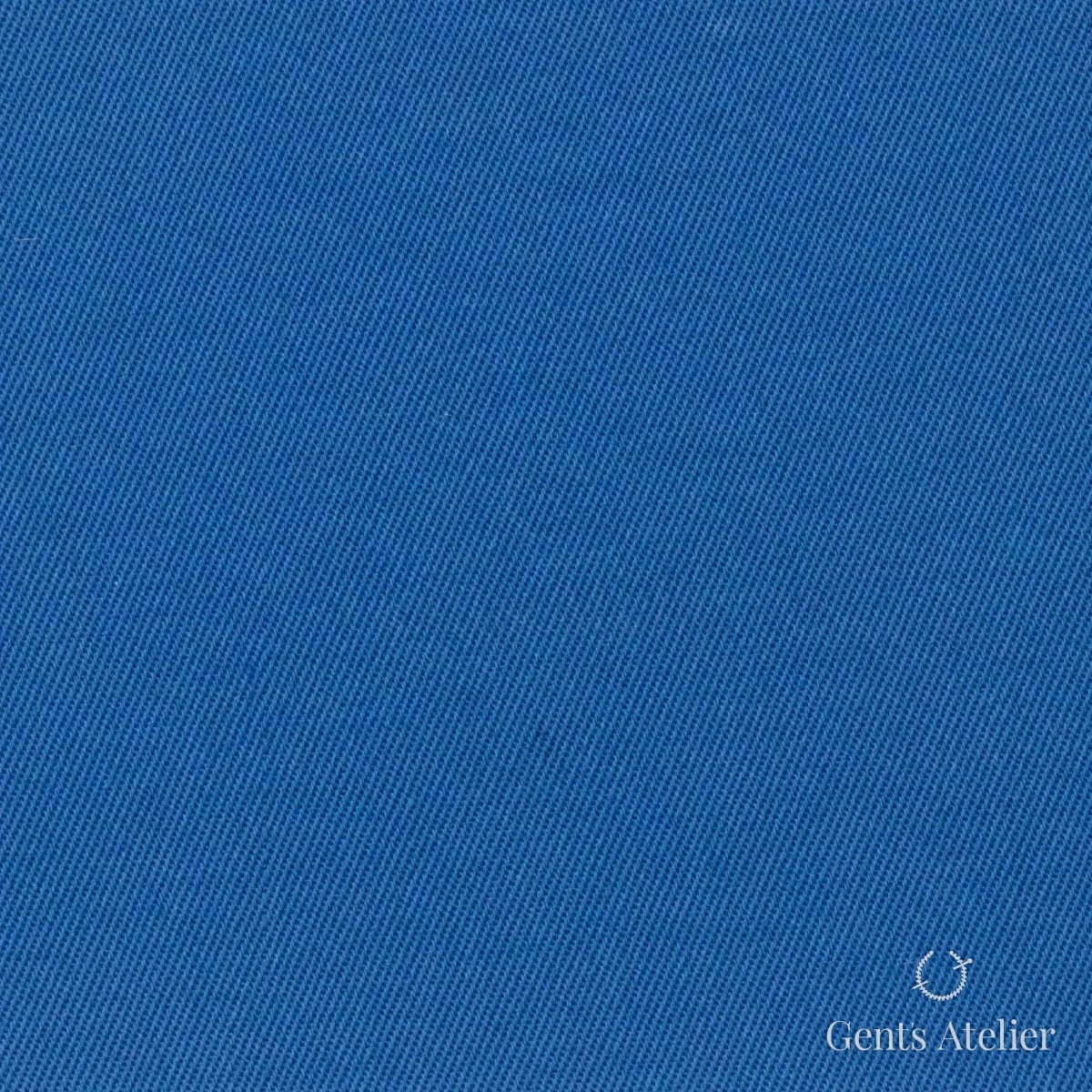 Костюмная ткань Marzoni 614 - 379 / 500 — Синий, однотонная, 97% Supima Cotton, 3% Lycra
