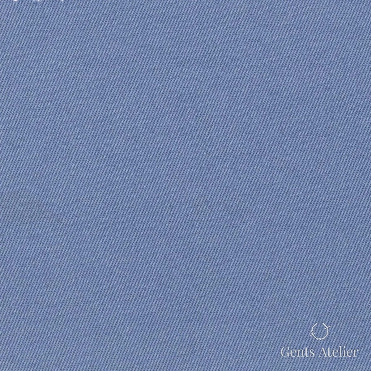 Костюмная ткань Marzoni 614 - 517 / 600 — Ледяной голубой, однотонная, 97% Supima Cotton / 3% Lycra