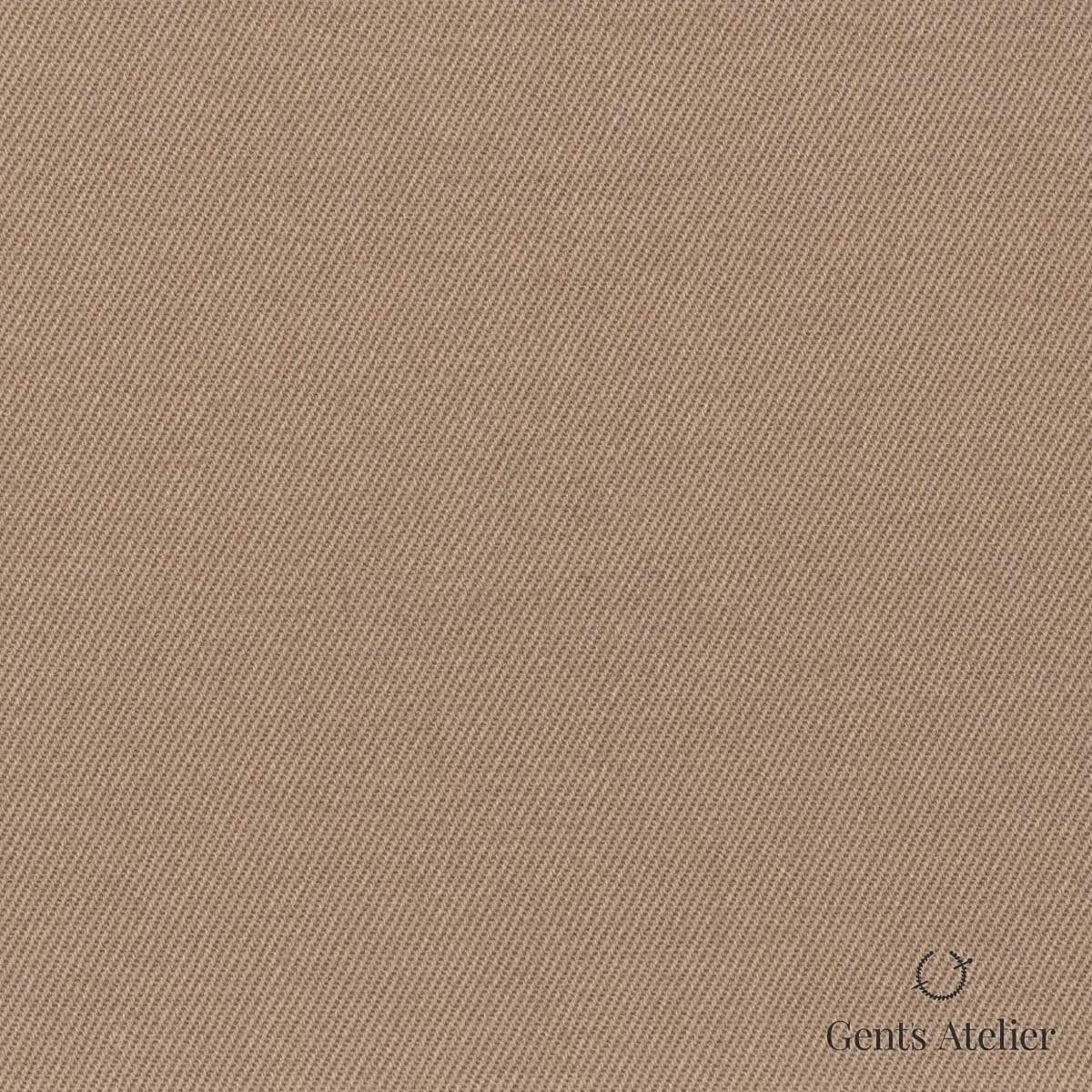 Костюмная ткань Marzoni 614 - 532 / 600 — Бежевый, однотонная, 97% Supima Cotton, 3% Lycra