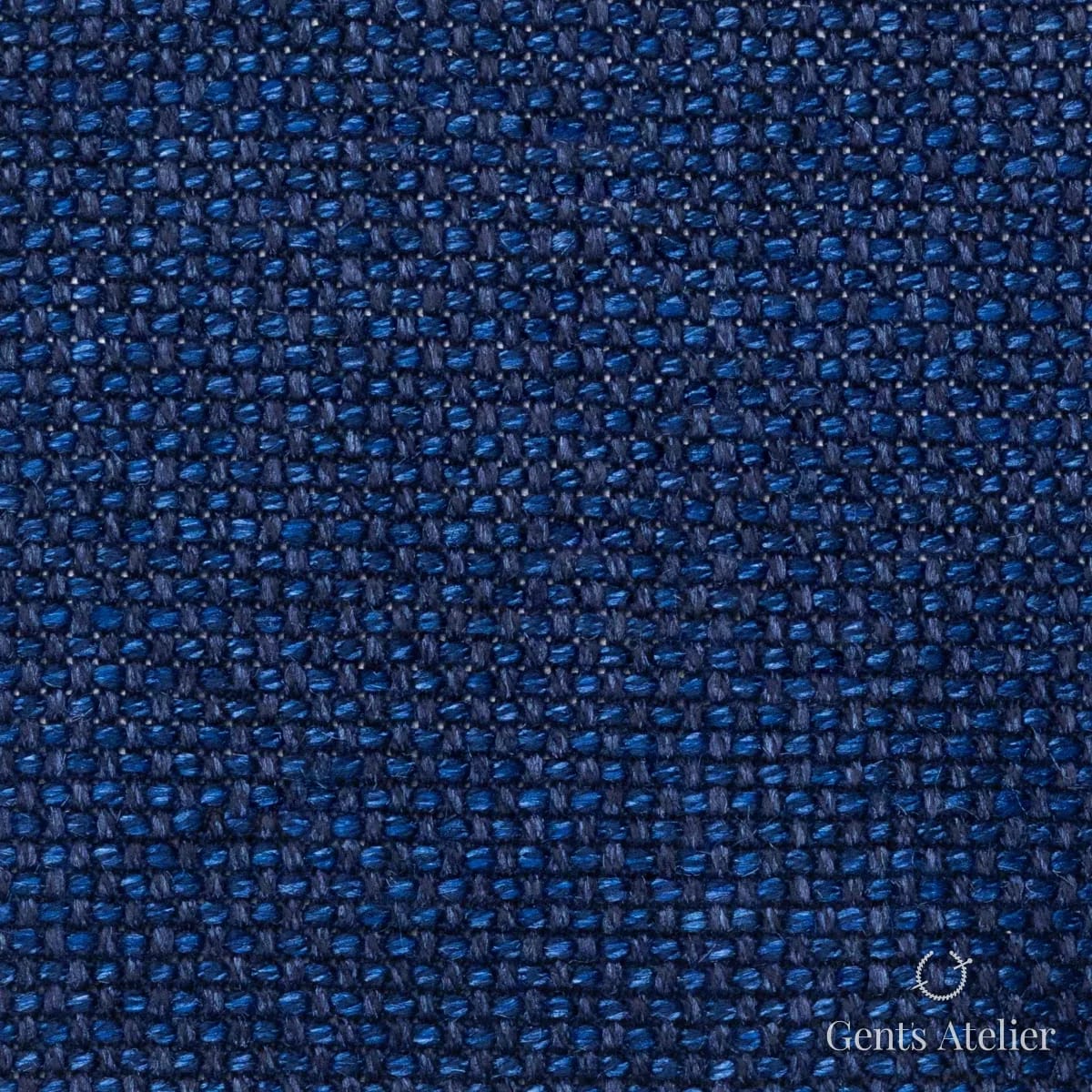 Костюмная ткань Marzoni 655 - 554 / 1200 — Синий, меланж, 60% шерсть, 18% Linen, 18% Silk, 4% Cashmere