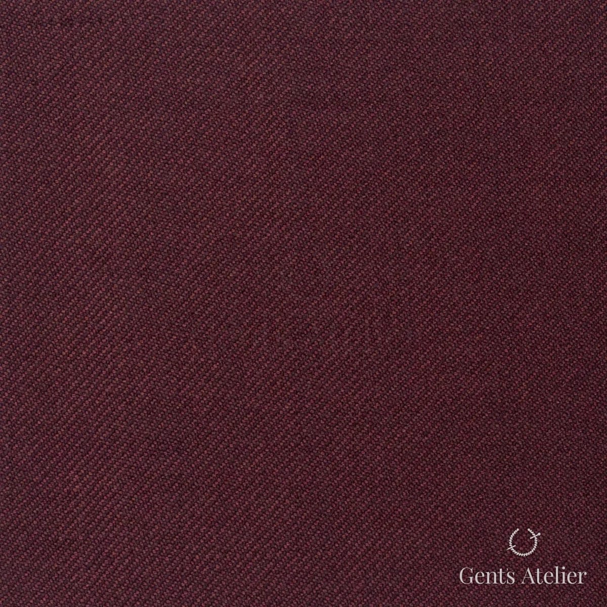 Костюмная ткань Marzoni 601 - 125 / 1200 — Тёмно-бордовый, однотонная, 58% шерсть, 42% Silk