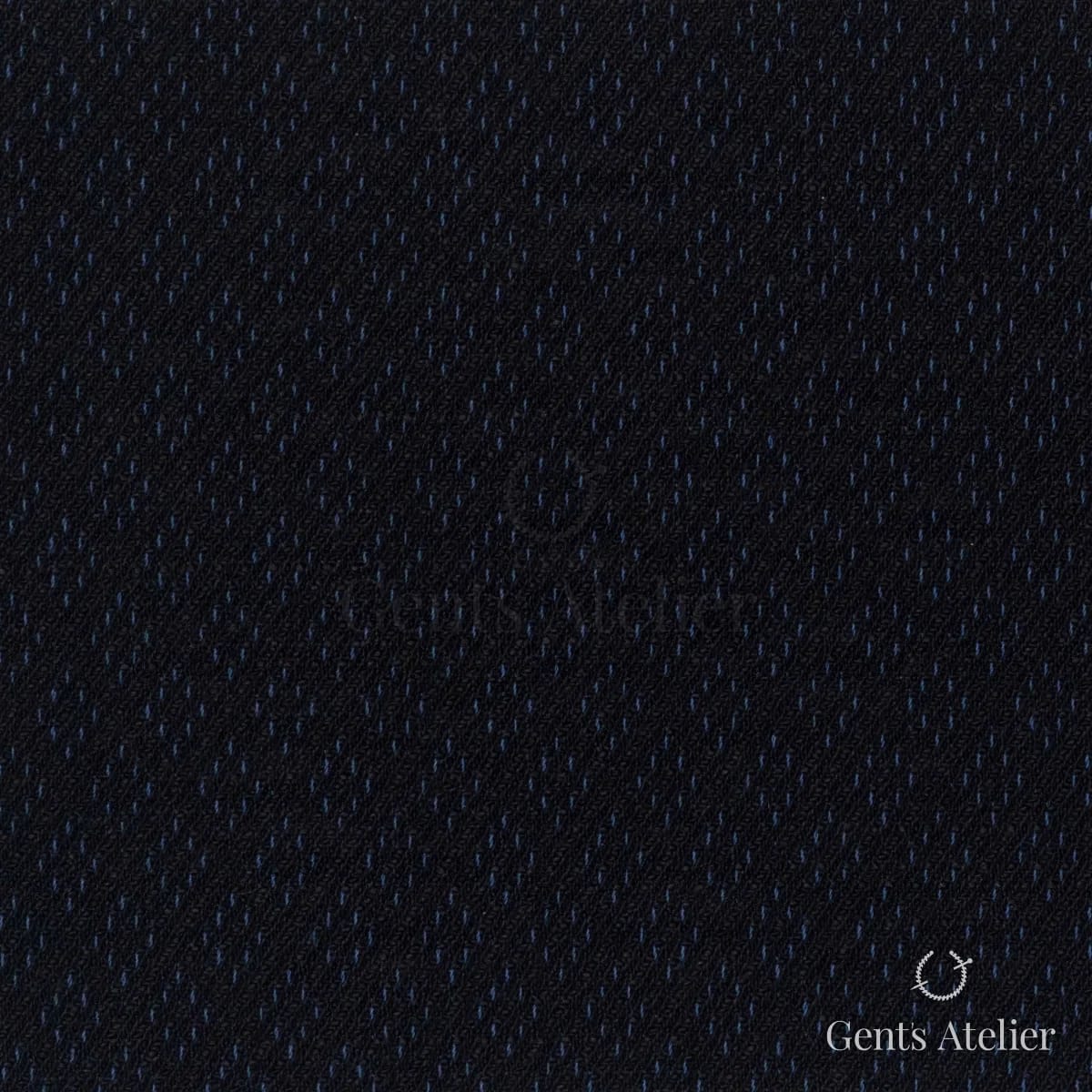 Костюмная ткань Marzoni 601 - 139 / 1000 — Тёмно-серый / Синий, в полоску, 84% шерсть, 10% Cotton, 5% Nylon, 1% Lycra