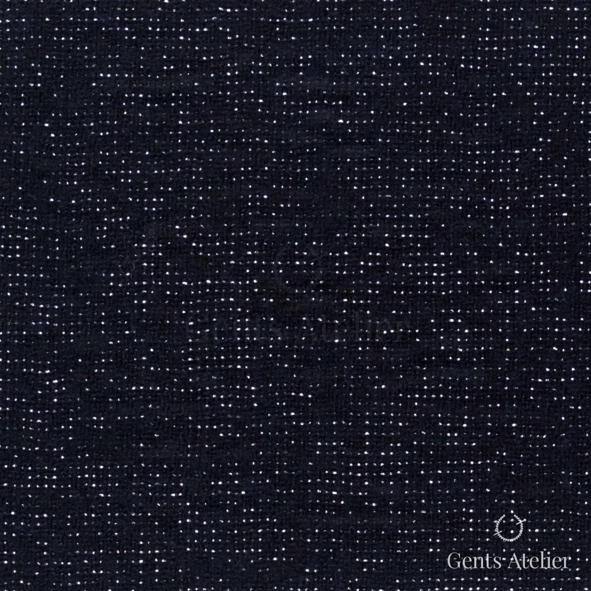 Костюмная ткань Marzoni 609 - 391 / 1500 — Тёмно-синий, твид, 92% шерсть / 4% Polyamide / 3% Polyester / 1% Elastane