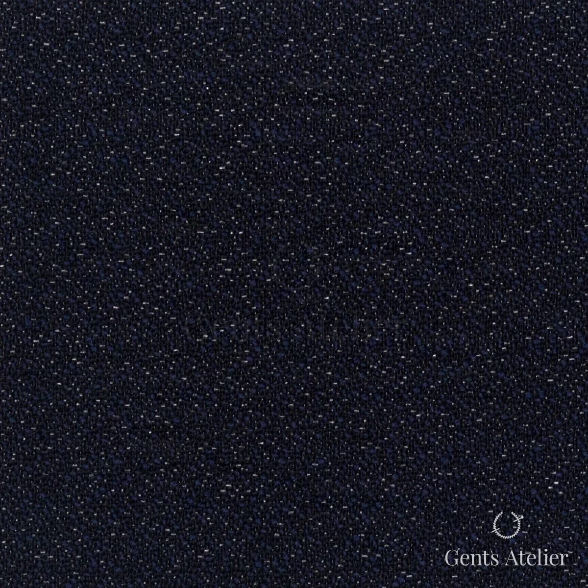 Костюмная ткань Marzoni 609 - 404 / 1500 — Тёмно-синий, меланж, 91% шерсть, 5% Polyester, 4% Polyamide