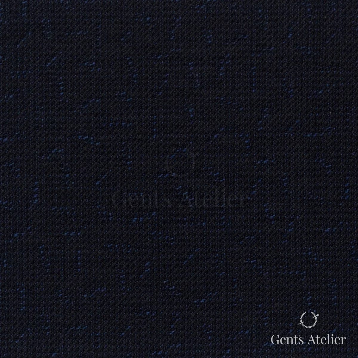 Костюмная ткань Marzoni 609 - 469 / 900 — Тёмно-синий, меланж, 100% шерсть