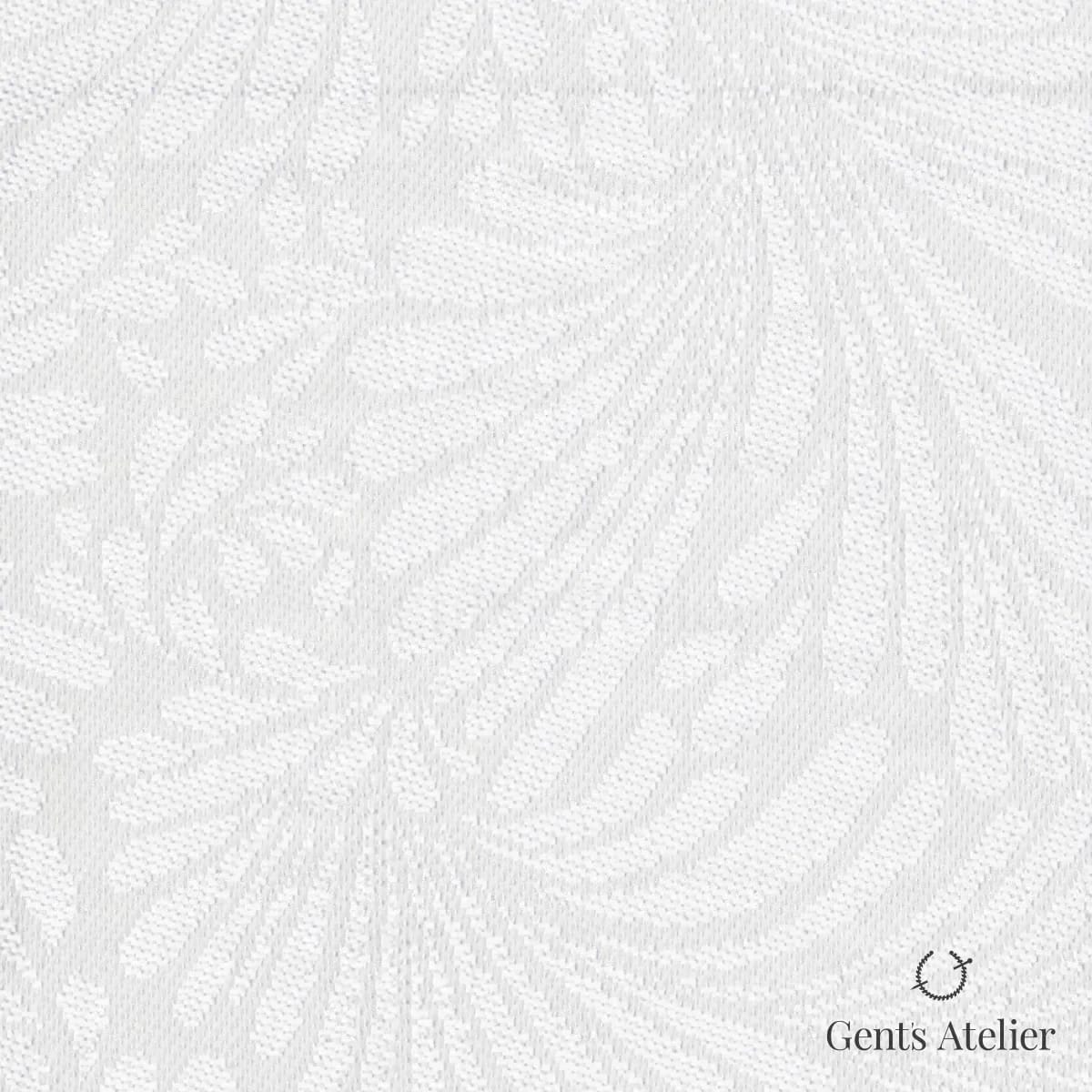 Костюмная ткань Marzoni 612 - 058 / 1100 — Белый, жаккард, 51% шерсть 49% Viscose