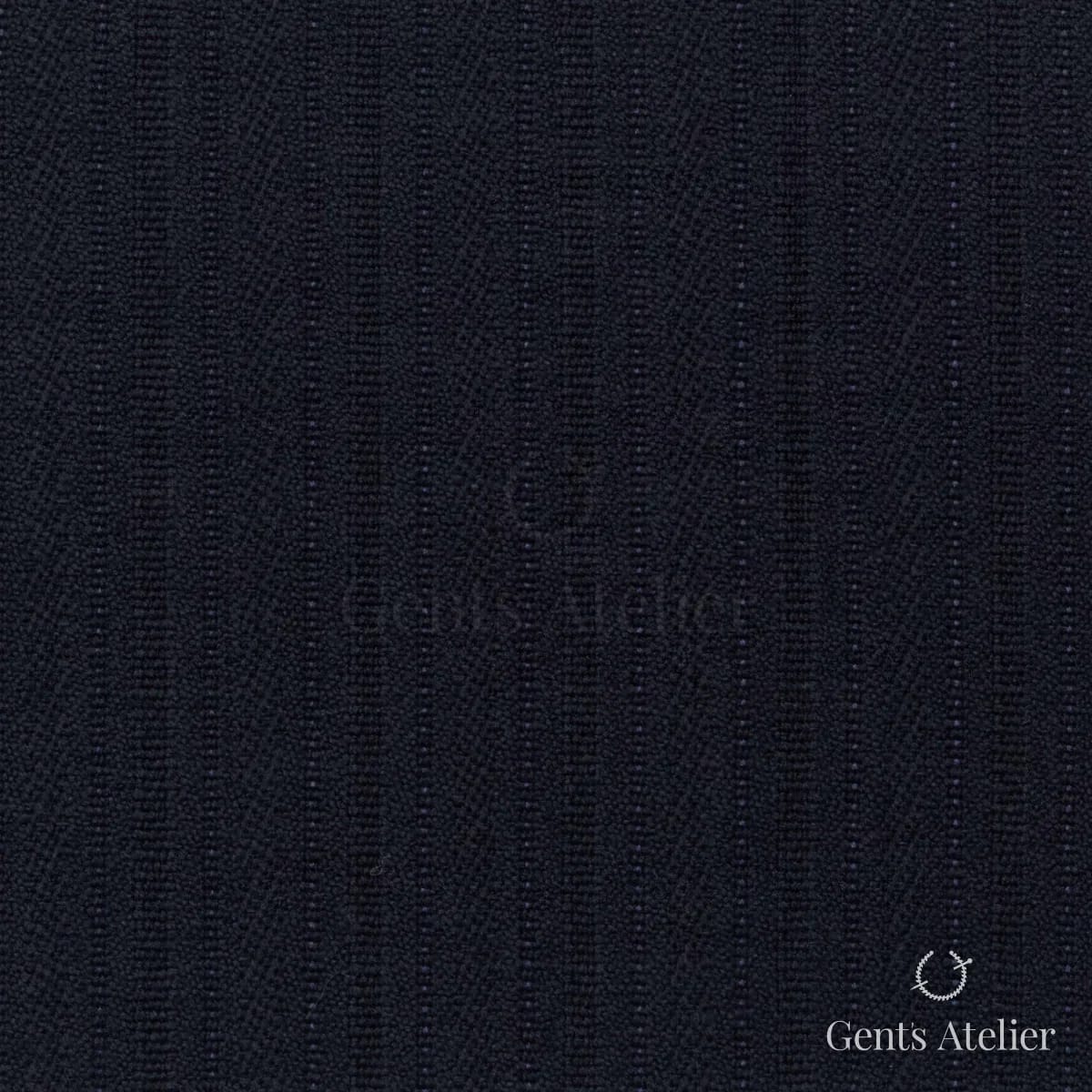 Костюмная ткань Marzoni 651 - 827 / 1200 — Тёмно-синий / Синий, в полоску, 100% шерсть