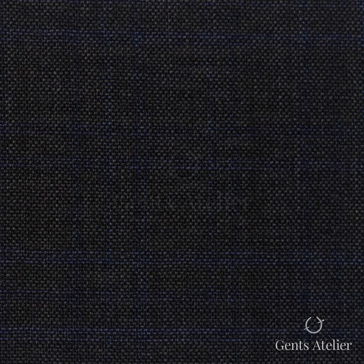 Костюмная ткань Marzoni 607 - 621 / 900 — Угольный / Синий, виндоупейн, 100% шерсть