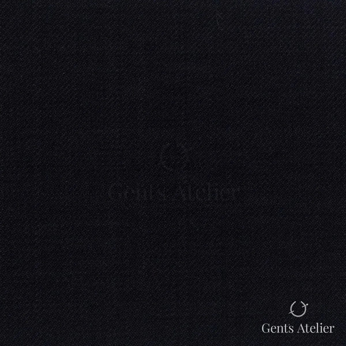 Костюмная ткань Marzoni 609 - 993 / 900 — Тёмно-синий, однотонная, 100% шерсть
