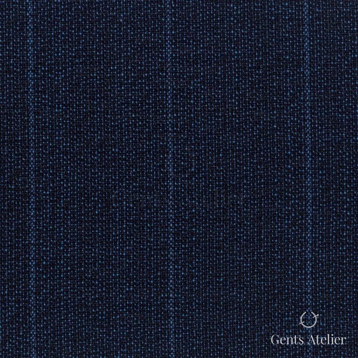 Костюмная ткань Marzoni 621 - 134 / 900 — Синий, в полоску, 100% шерсть