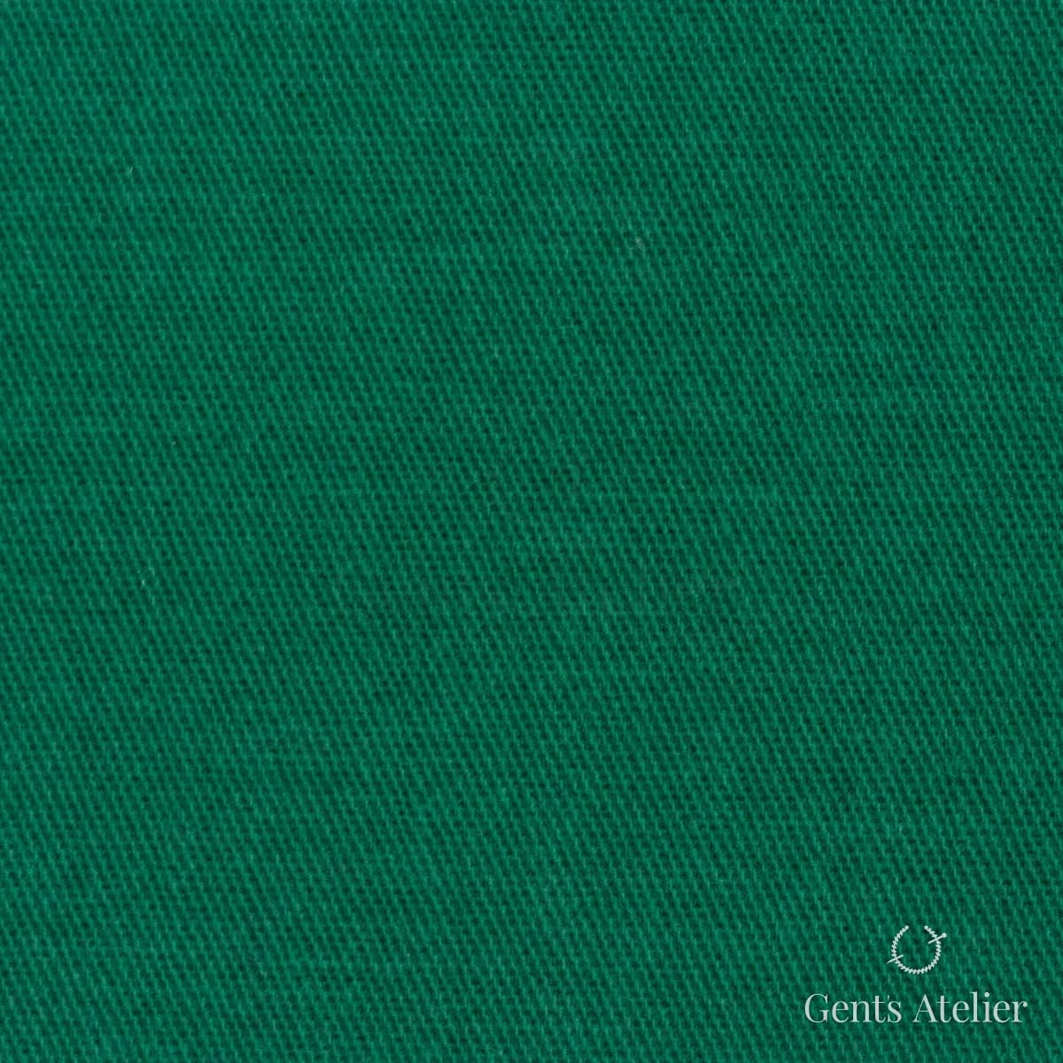 Костюмная ткань Marzoni 605 - 362 / 500 — Зелёный, однотонная, 98% Cotton / 2% Lycra