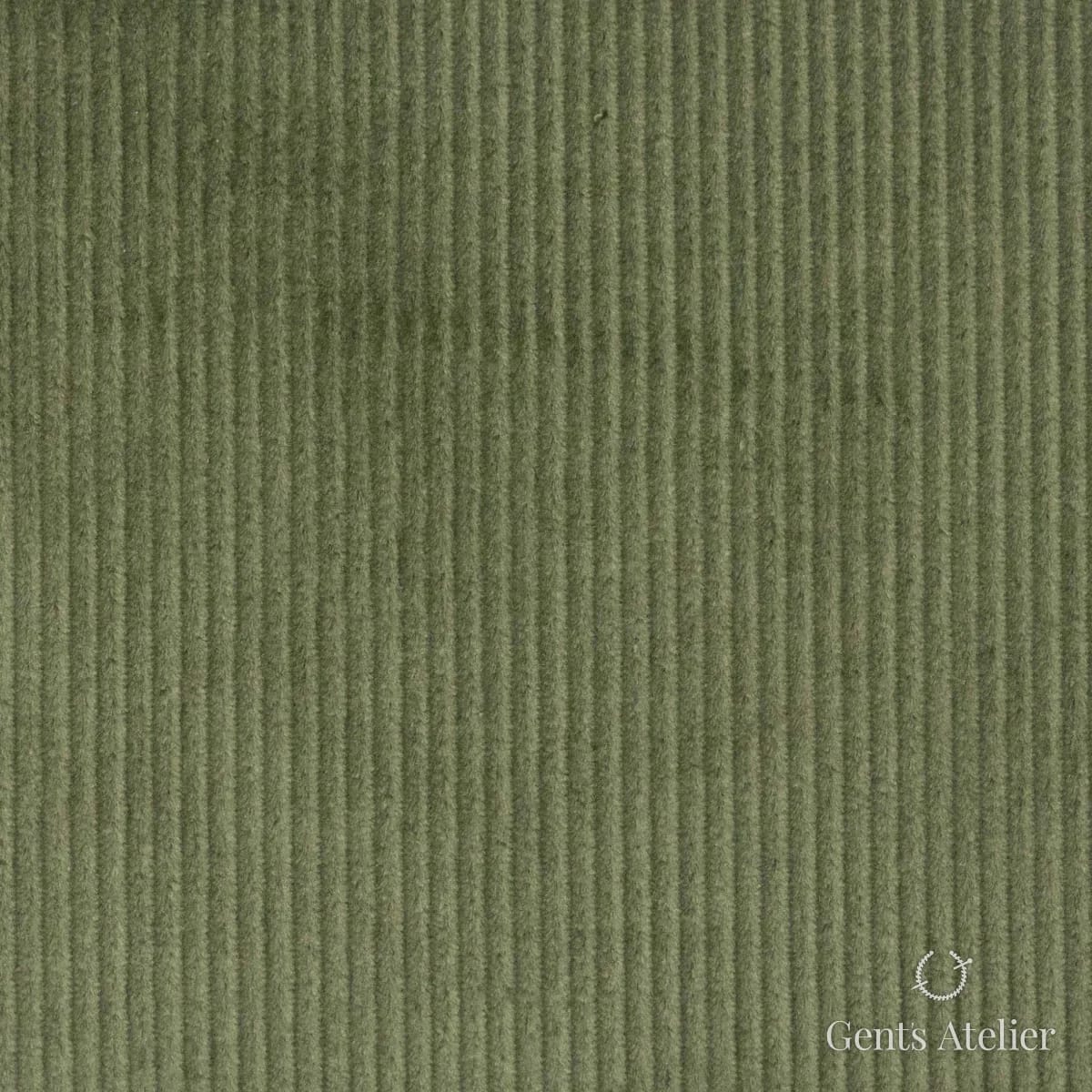 Костюмная ткань Marzoni 605 - 421 / 700 — Зелёный, однотонная, 98% Cotton, 2% Lycra