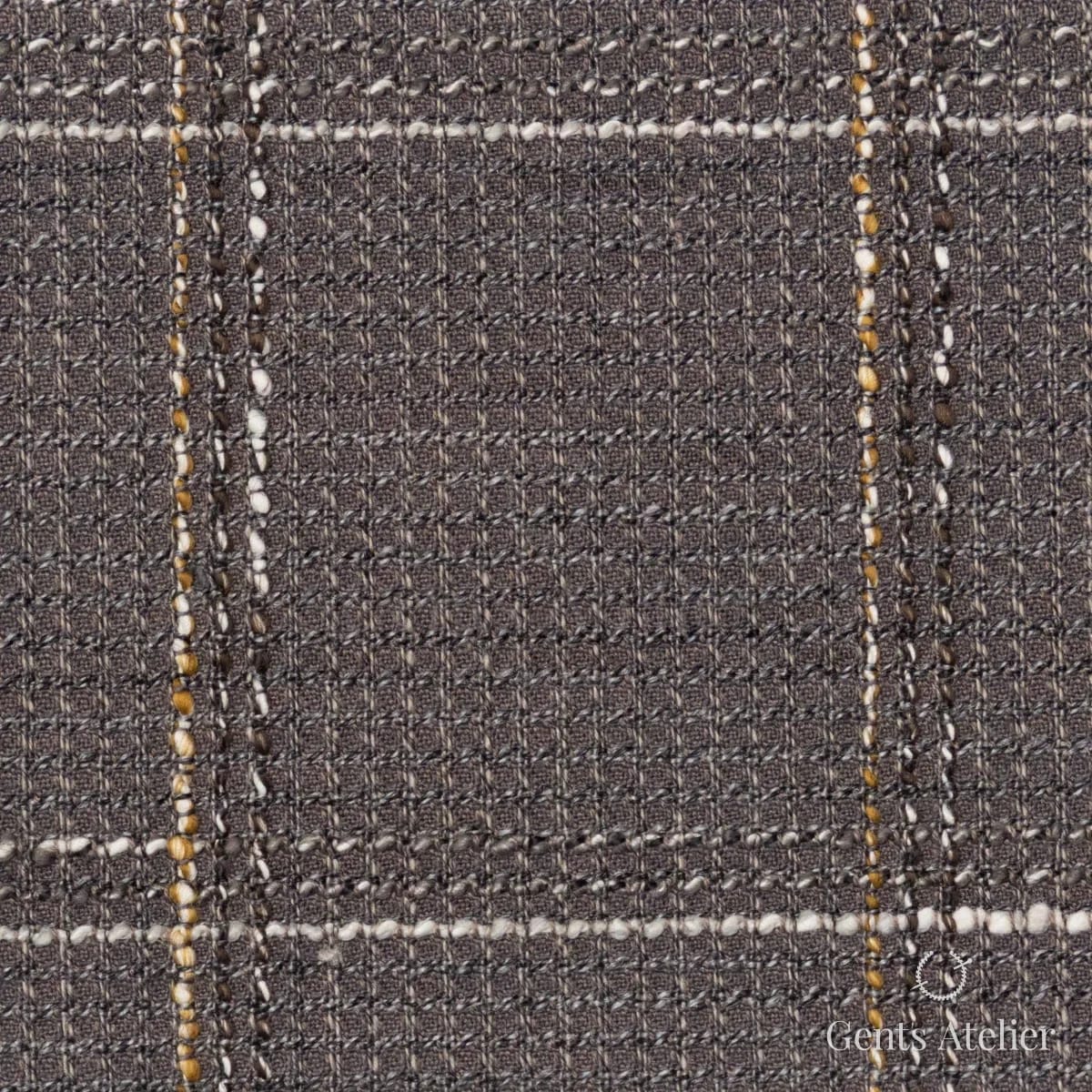 Костюмная ткань Marzoni 614 - 016 / 900 — Хаки / Бежевый, виндоупейн, 58% Cotton, 41% шерсть, 1% Elastane