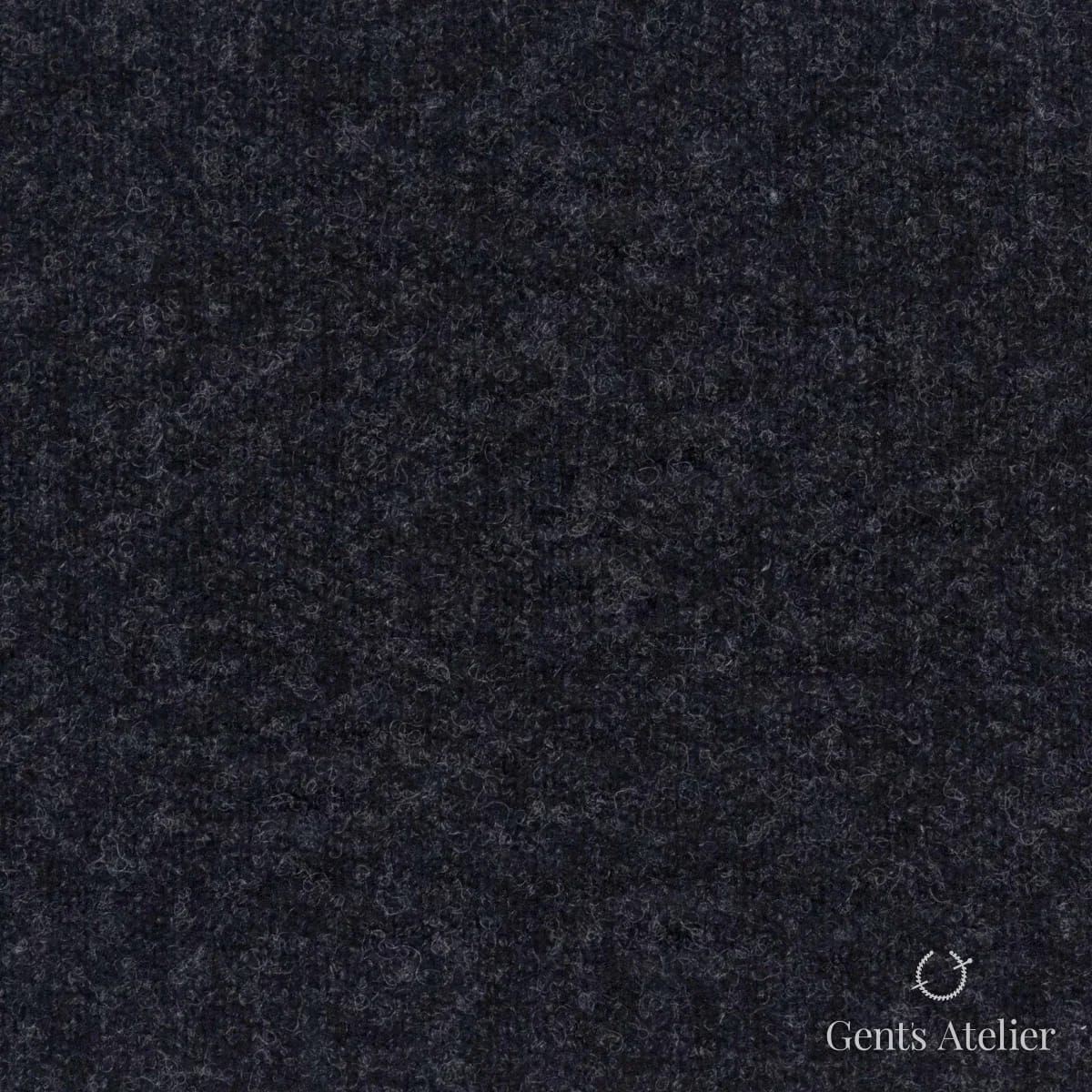 Костюмная ткань Marzoni 620 - 825 / 900 — Тёмно-серый (антрацит), однотонная, 100% шерсть