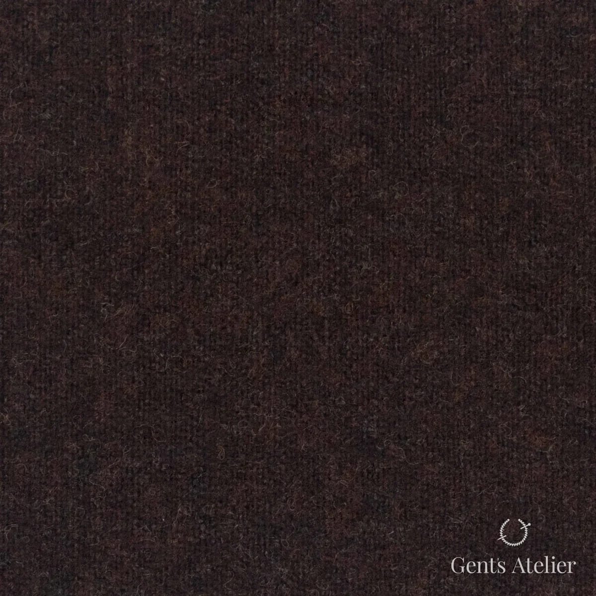 Костюмная ткань Marzoni 620 - 832 / 900 — Тёмно-коричневый, однотонная, 100% шерсть