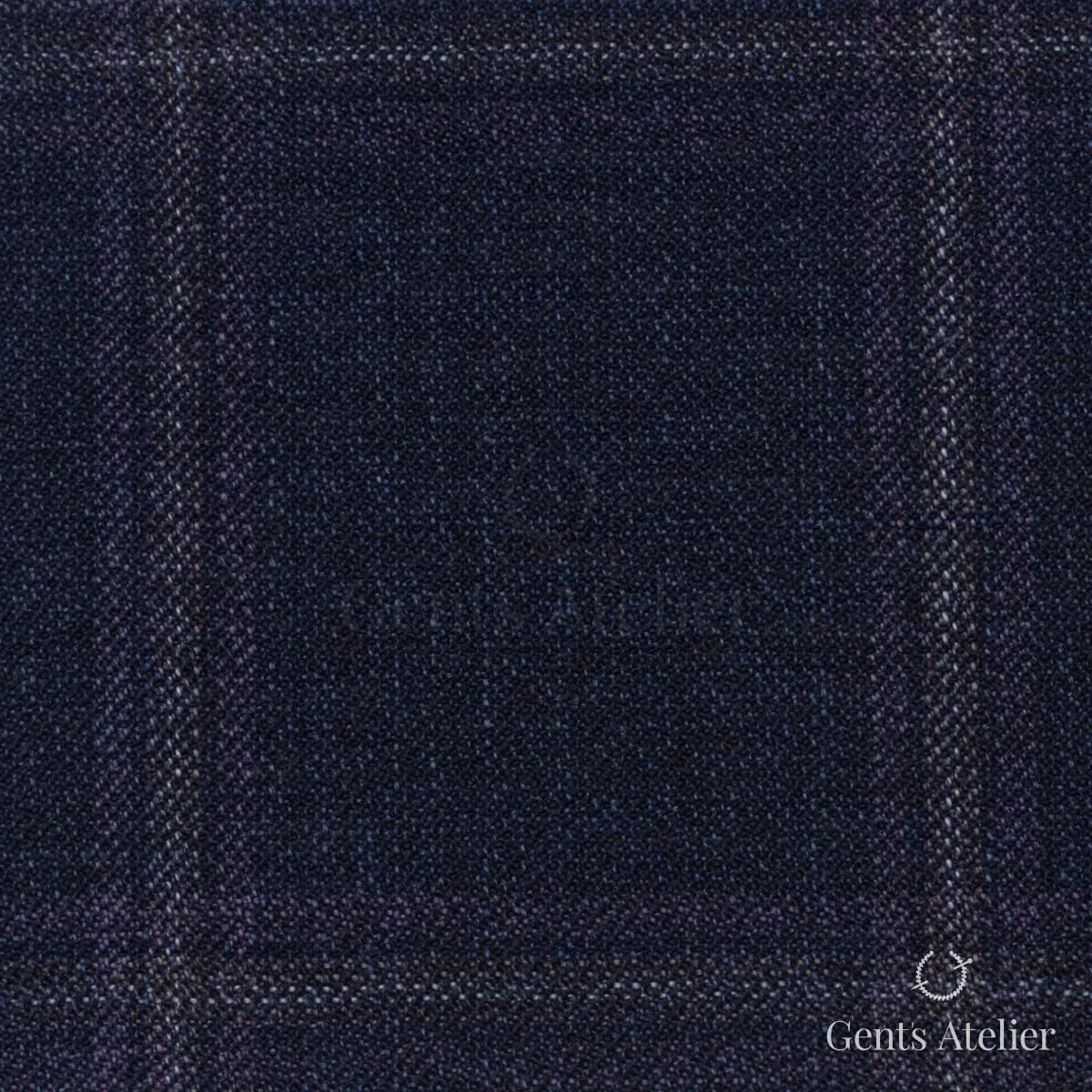 Костюмная ткань Marzoni 651 - 782 / 1000 — Синий / Лавандовый, виндоупейн, 100% шерсть