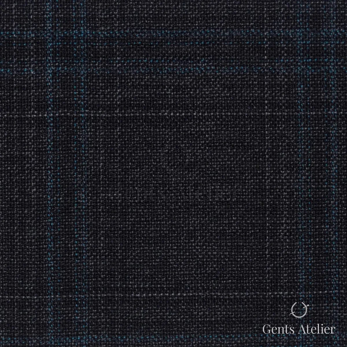 Костюмная ткань Marzoni 651 - 783 / 1000 — Серый / Зелёный, виндоупейн, 100% шерсть